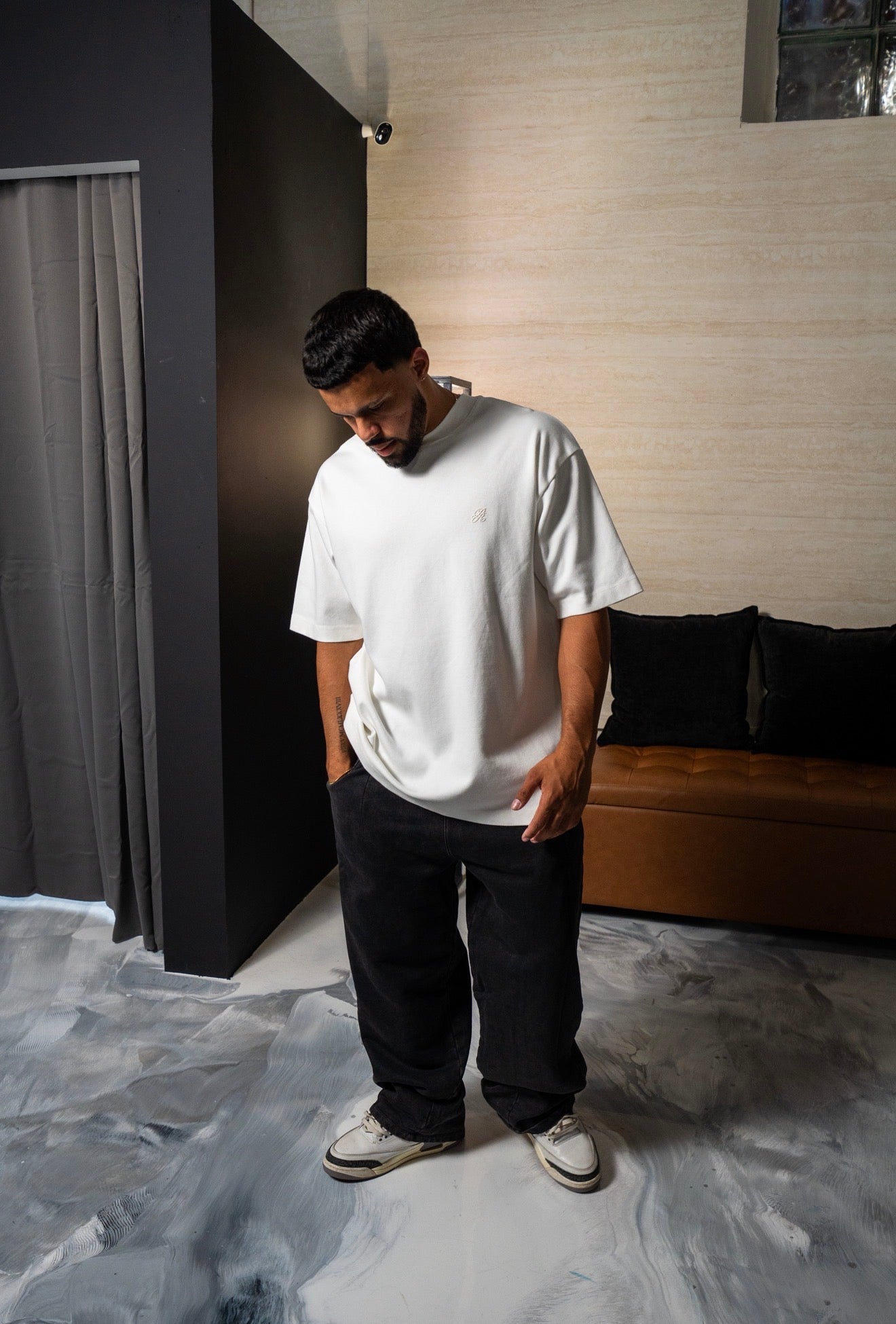 PURE White Logo Tshirt