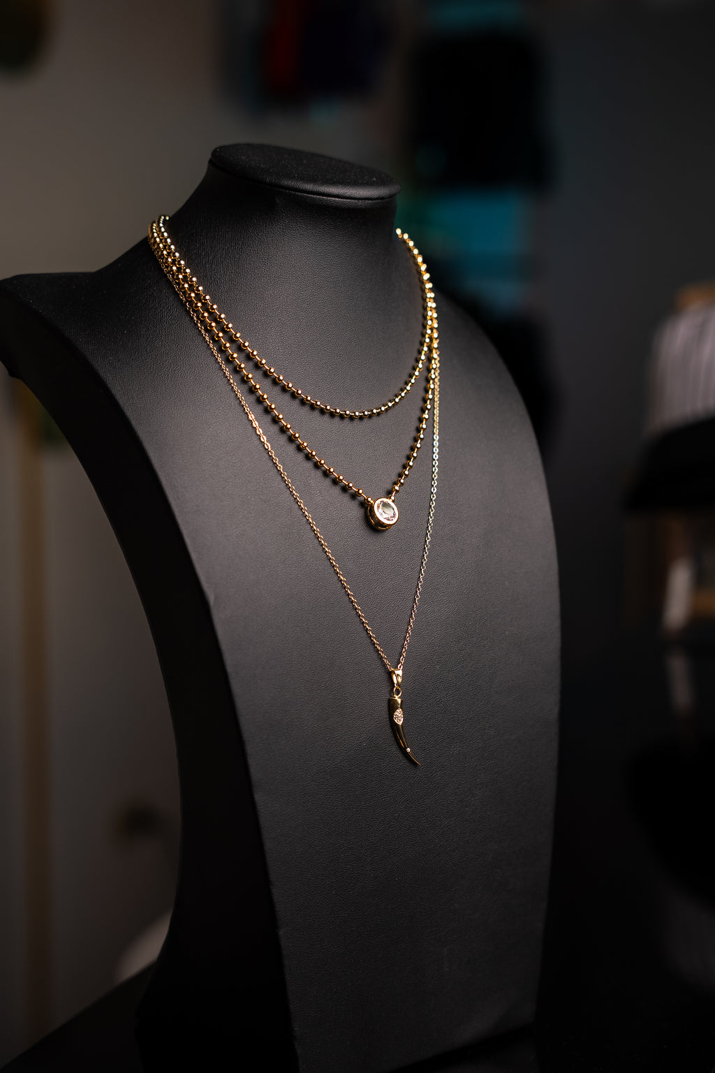 Diamond Mini balls necklace