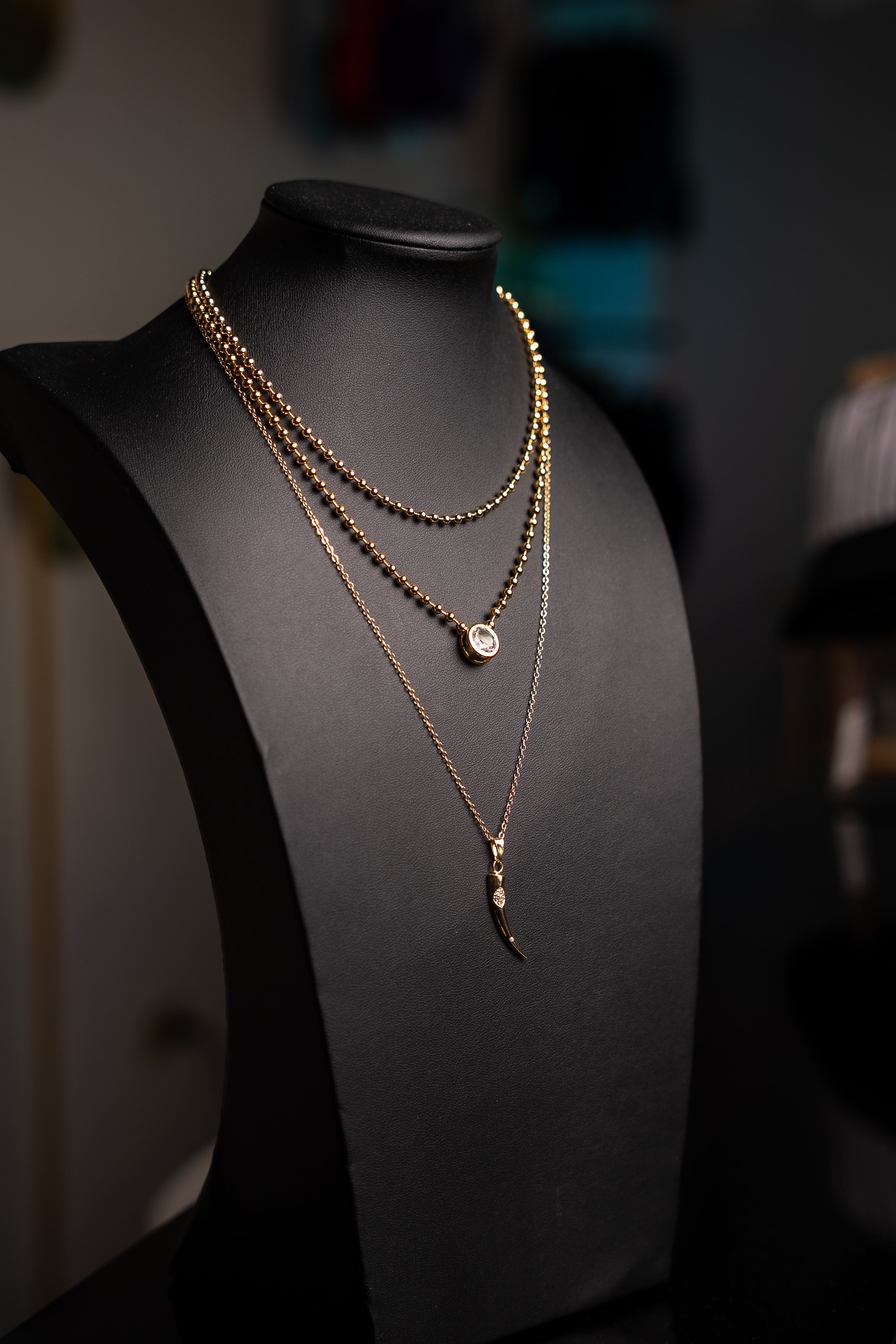 Diamond Mini balls necklace