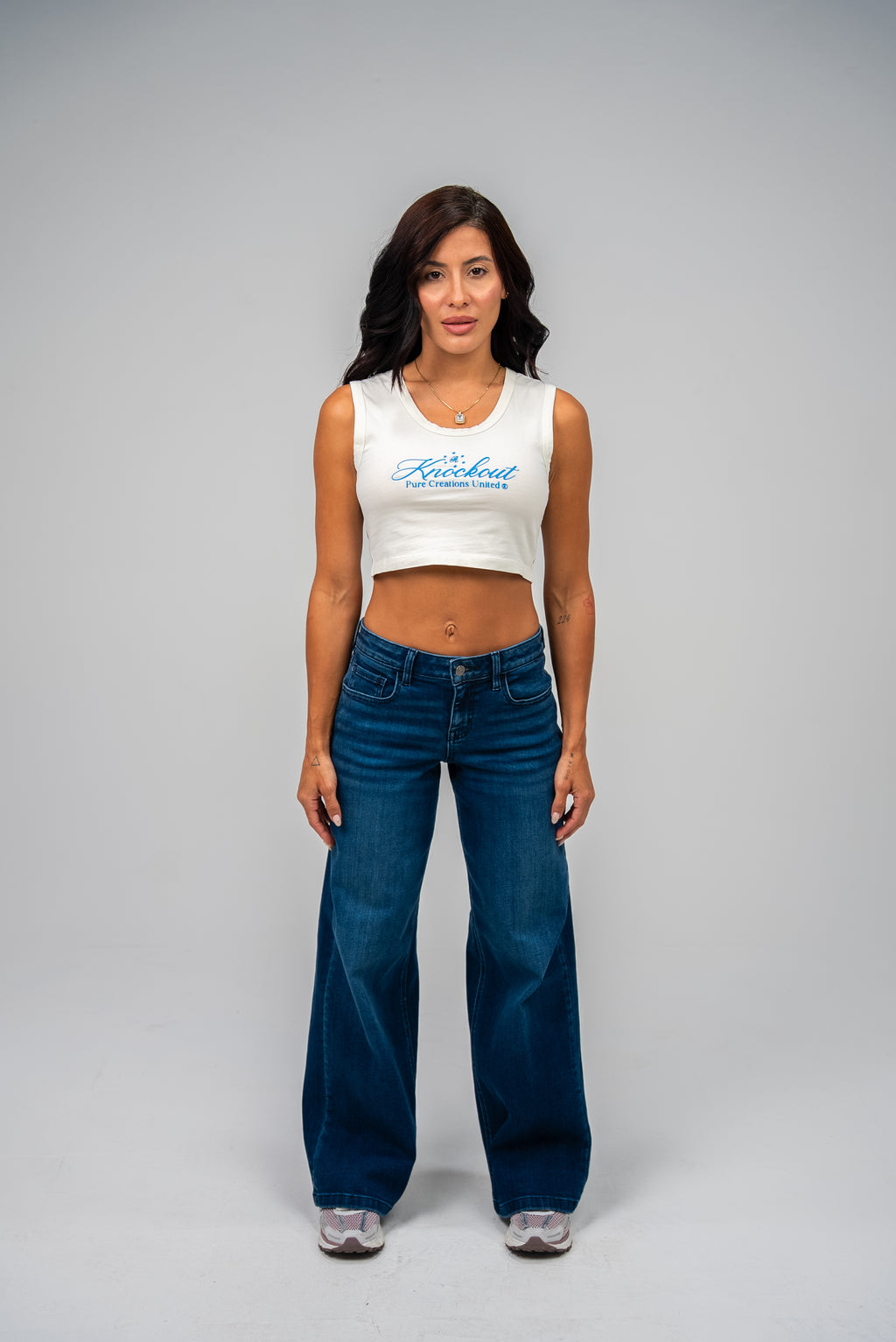 PURE KO Marfil Sleeveless Crop Shirt