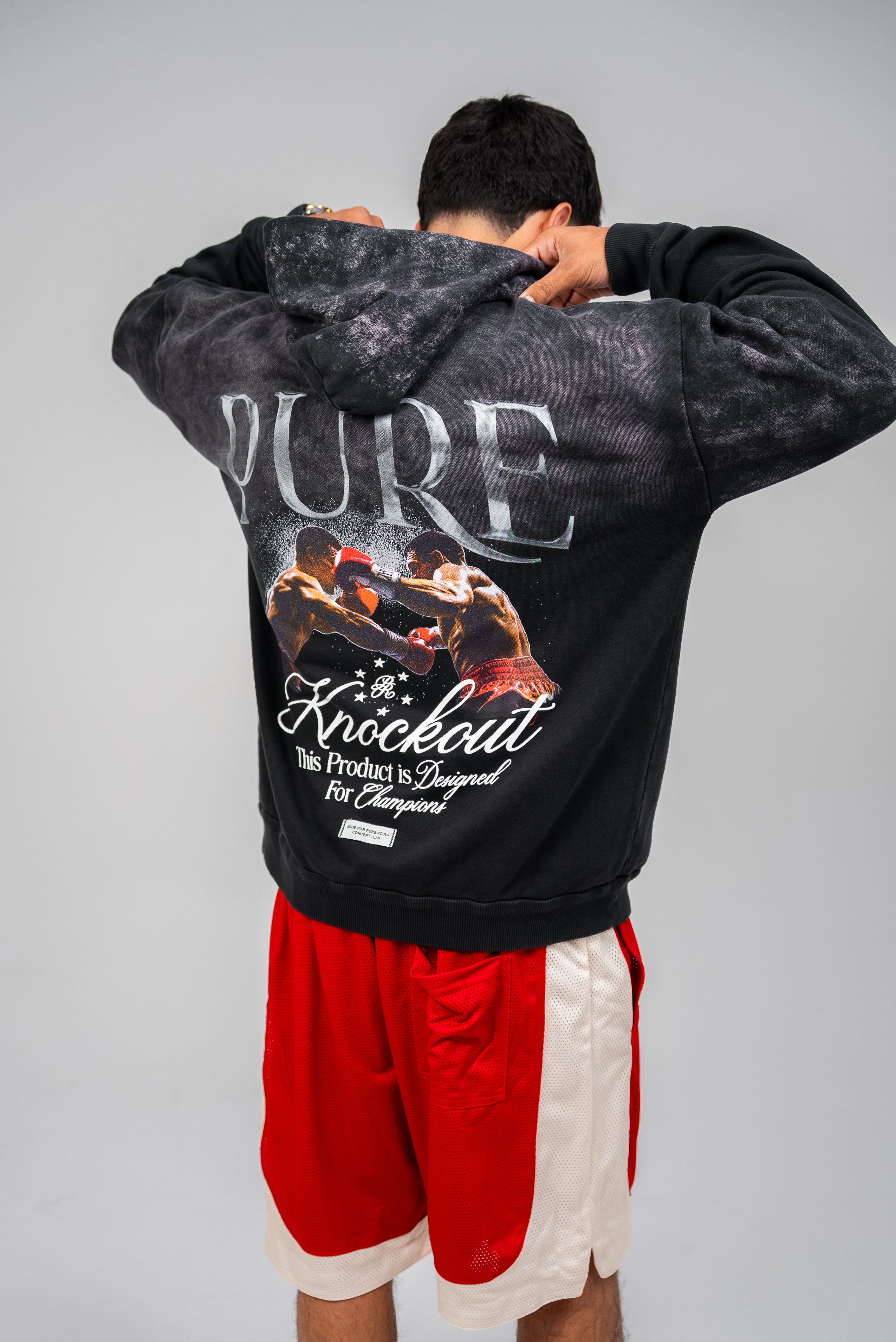 PURE Knockout Dark Grey Hoodie