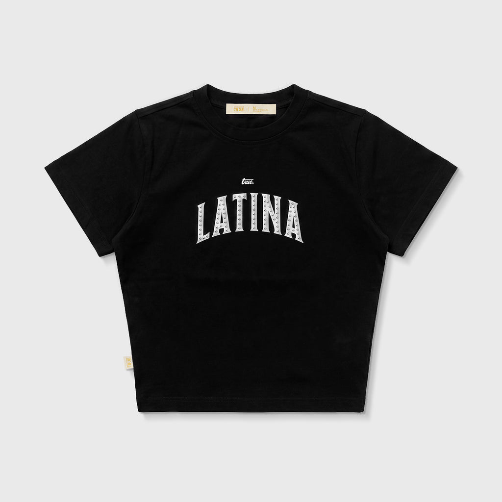 True Latina Baby Tee - Black