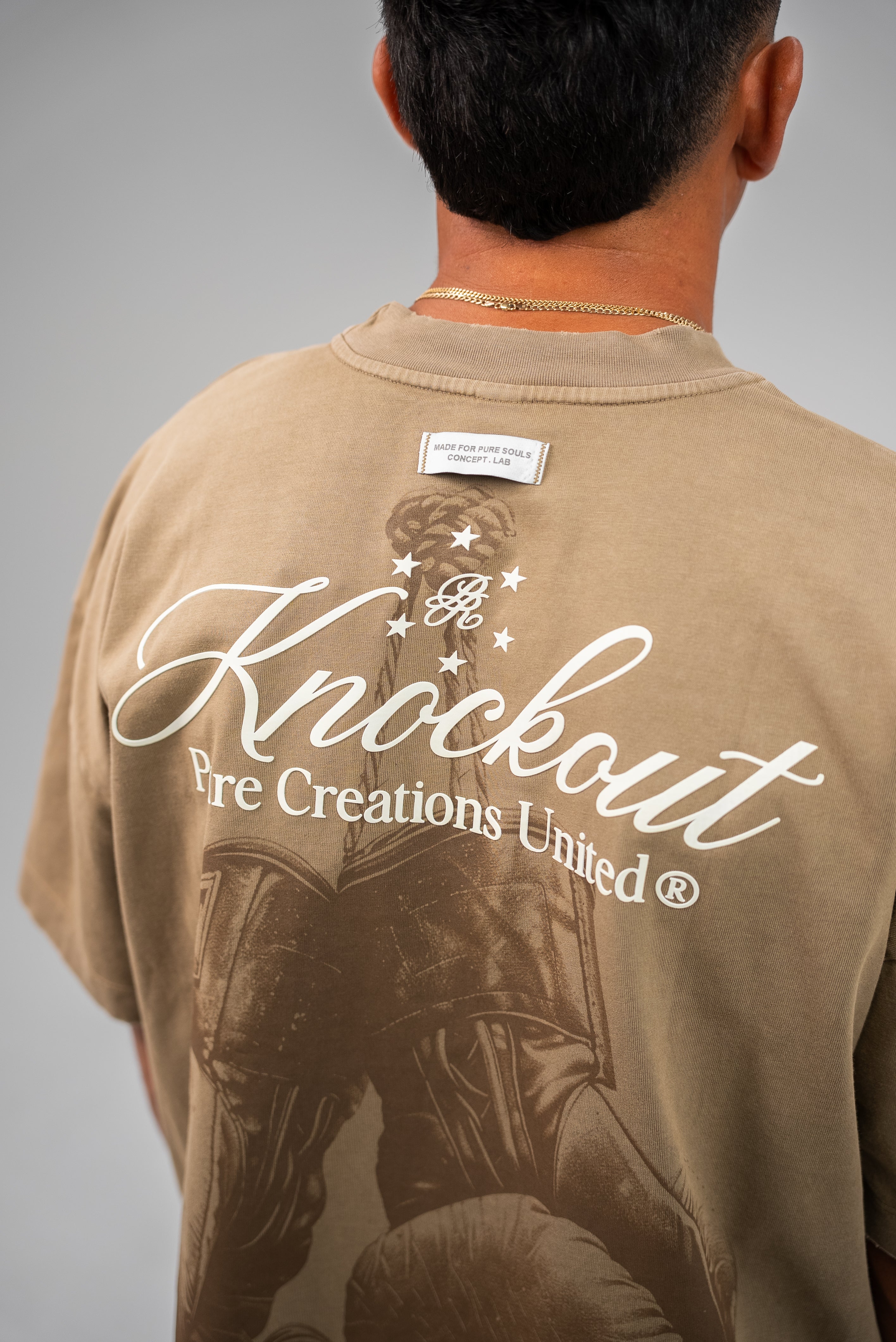PURE Knockout OS Latte Shirt