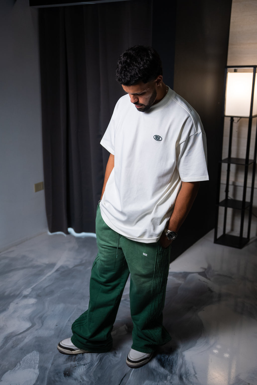 True Uniform Oversized Tshirt- Cream