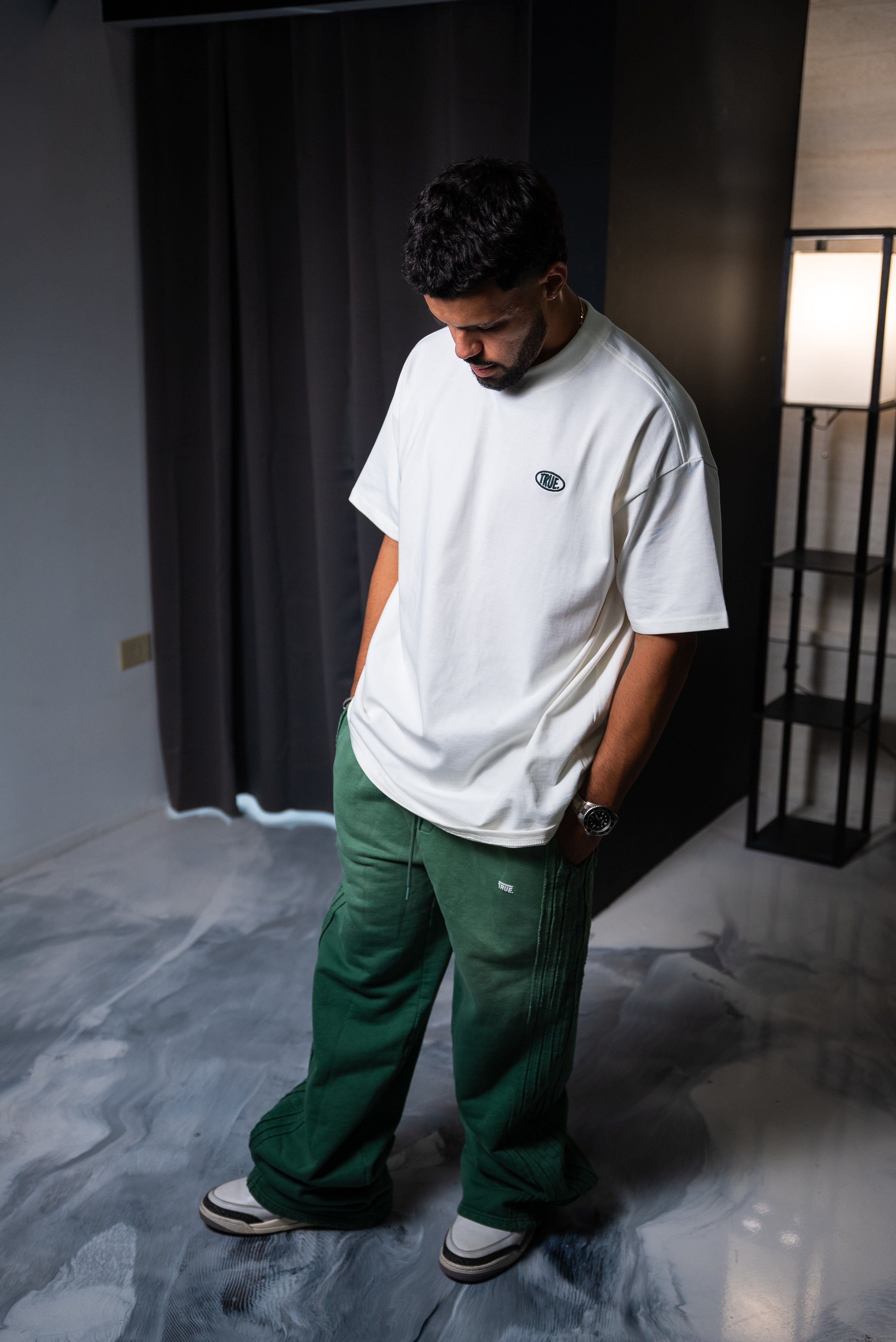 True Uniform Oversized Tshirt- Cream