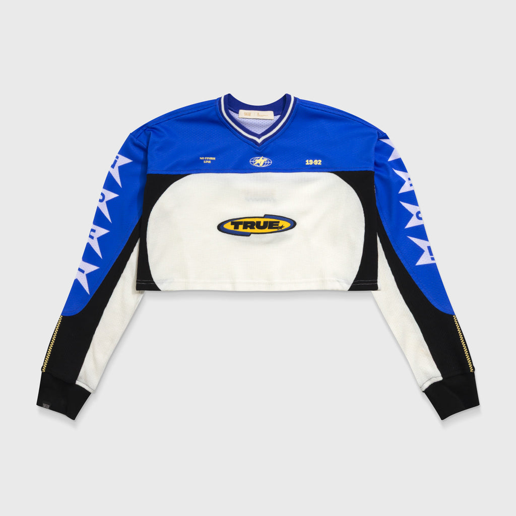 TRUE Racing Crop Longsleeve - Blue