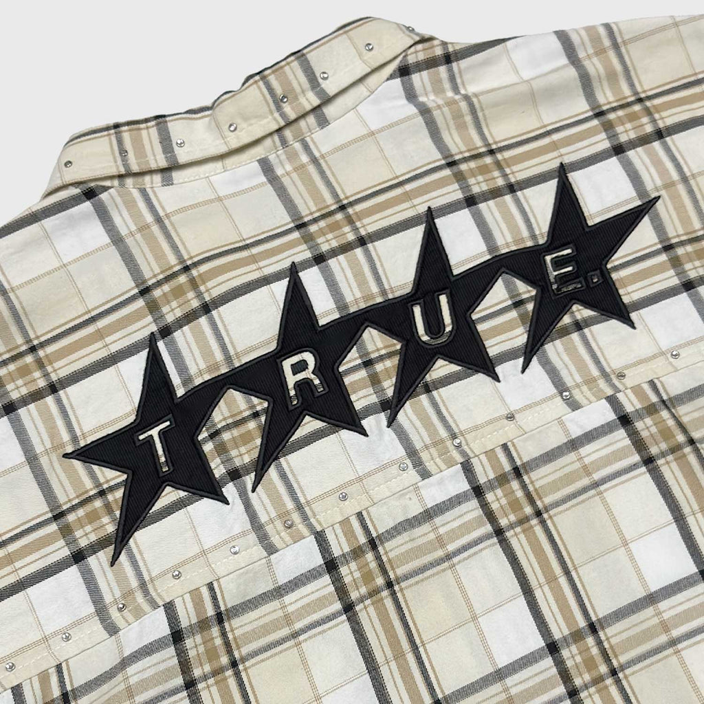 TRUE Nine Two Boxy Plaid Shirt