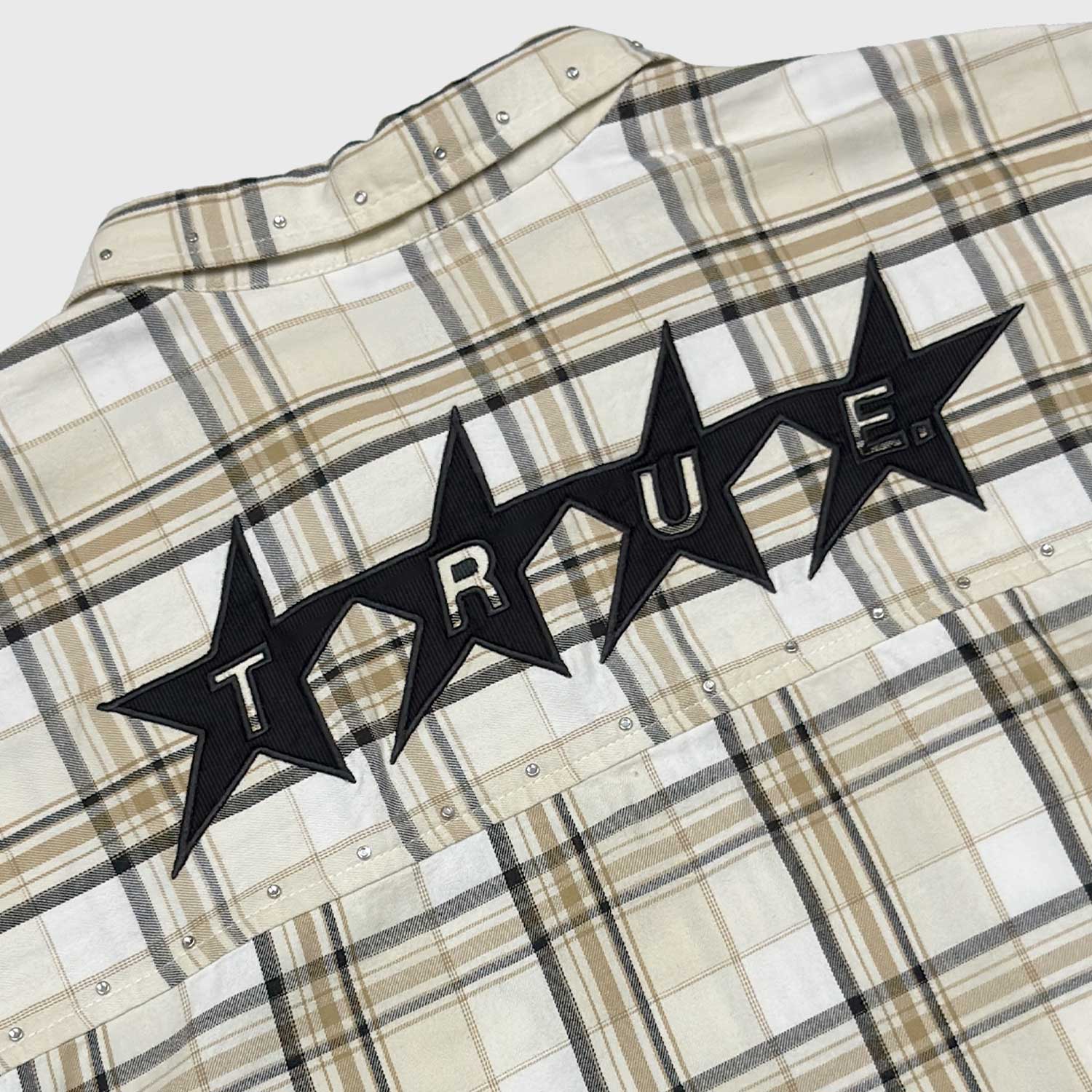 TRUE Nine Two Boxy Plaid Shirt