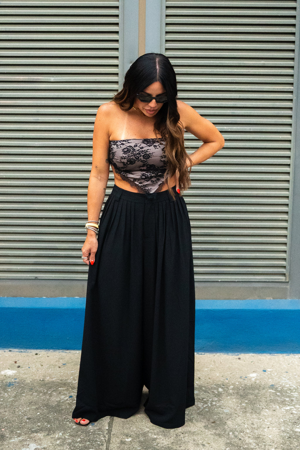 Black Ultra Wide Leg Pants