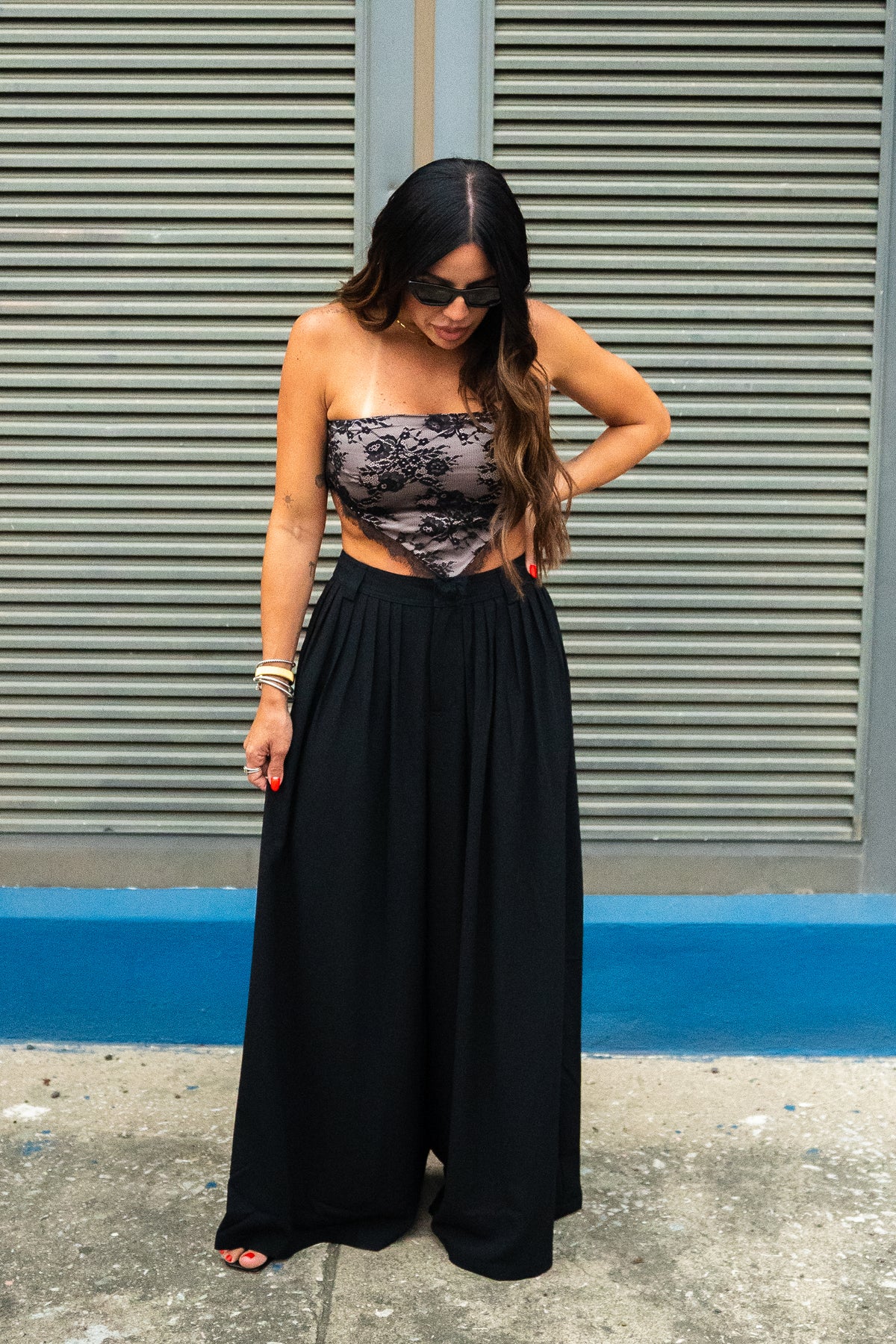 Black Ultra Wide Leg Pants