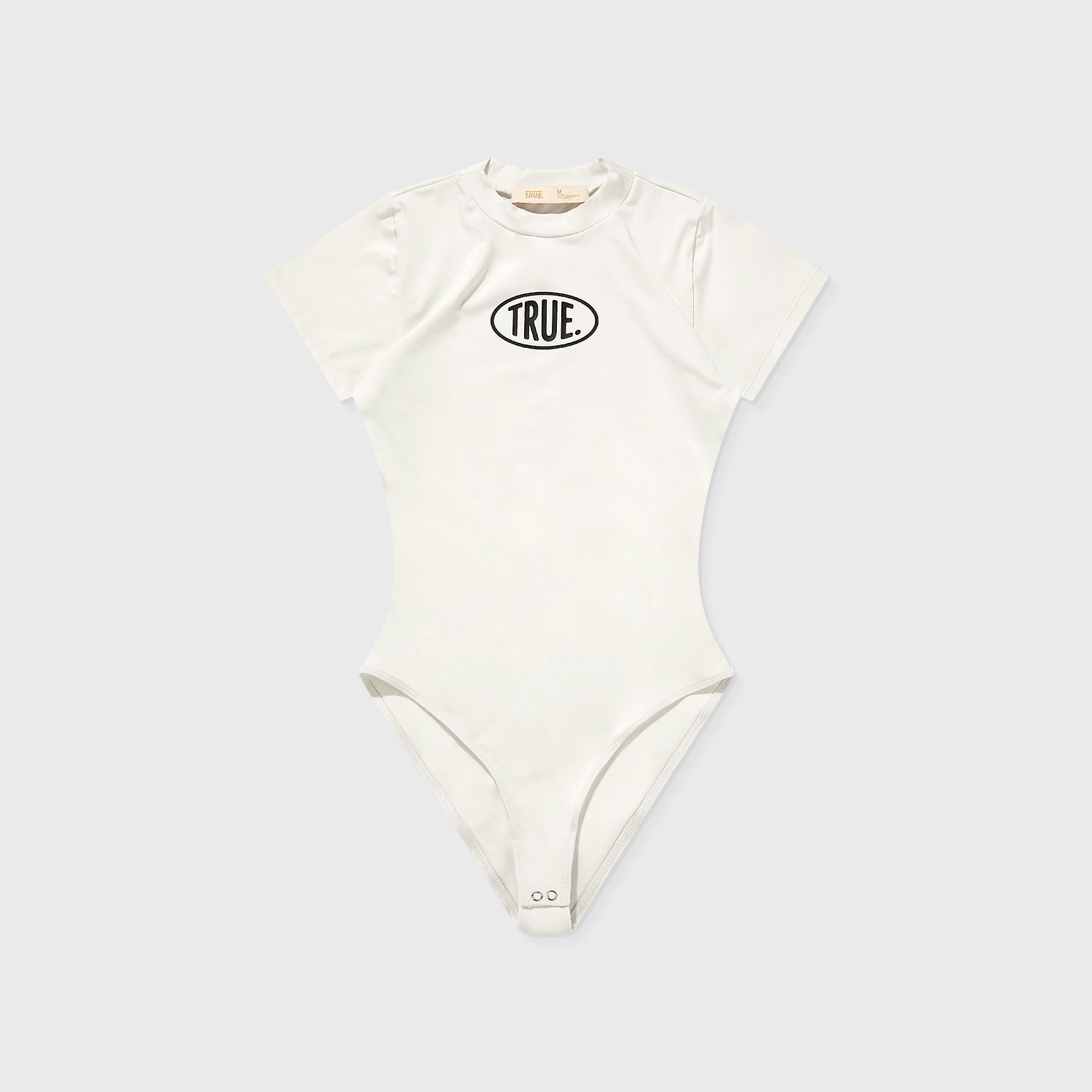 TRUE Short Sleeve Crewneck Bodysuit - Cream