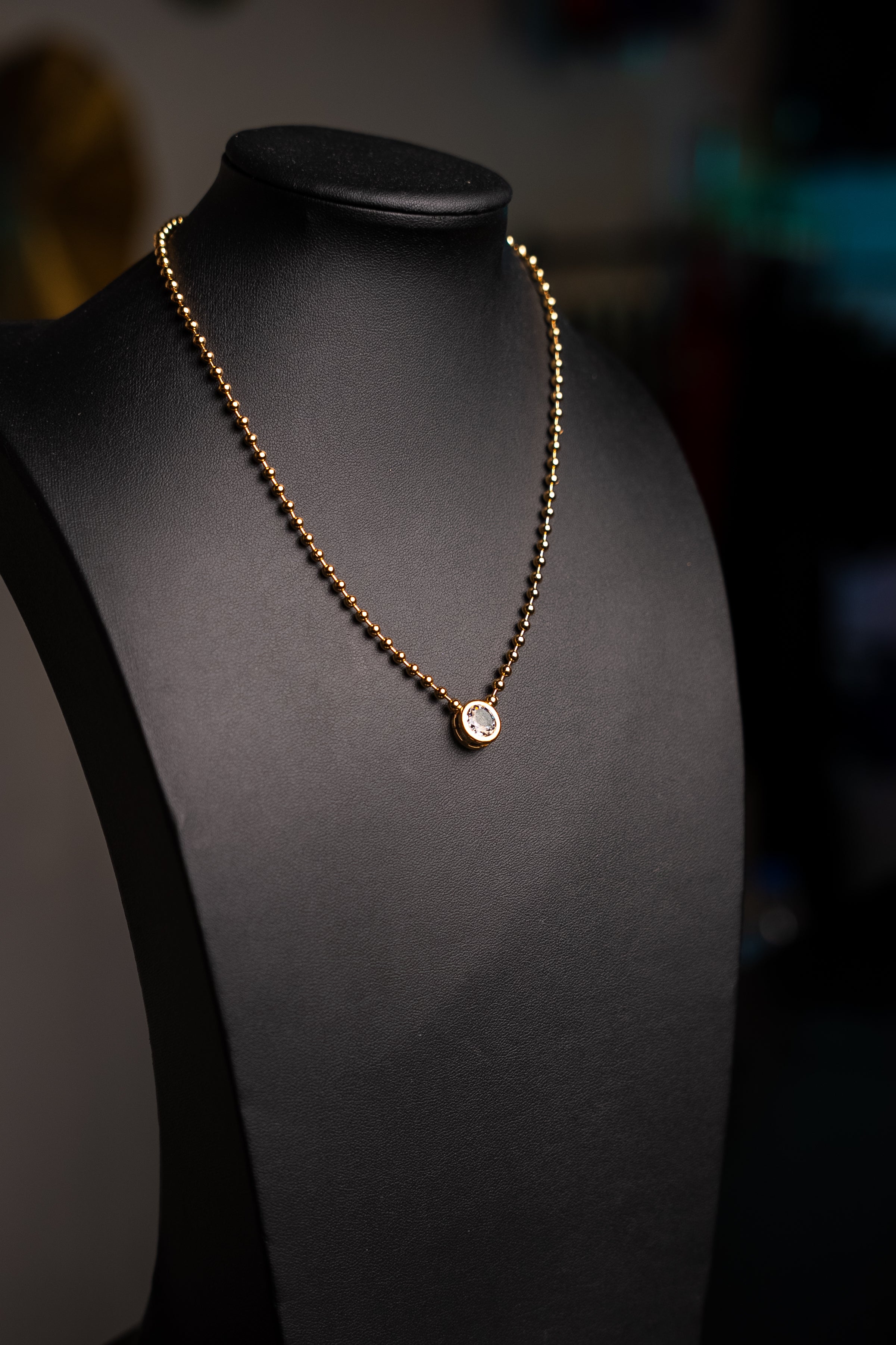 Diamond Mini balls necklace