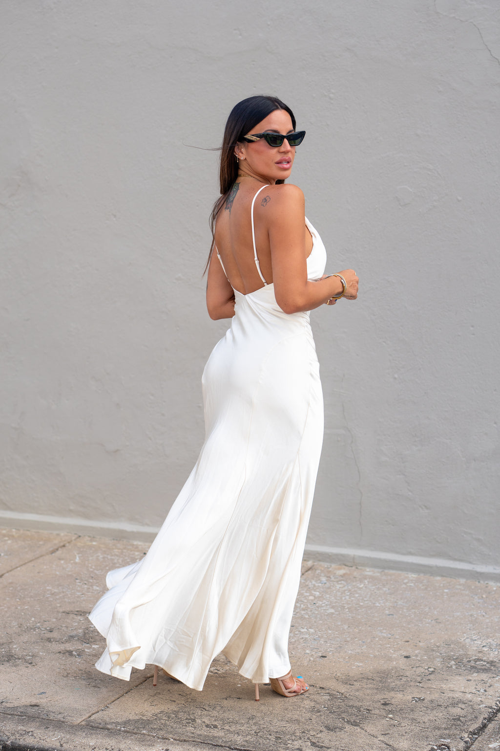 Ivory Satin Dream Dress