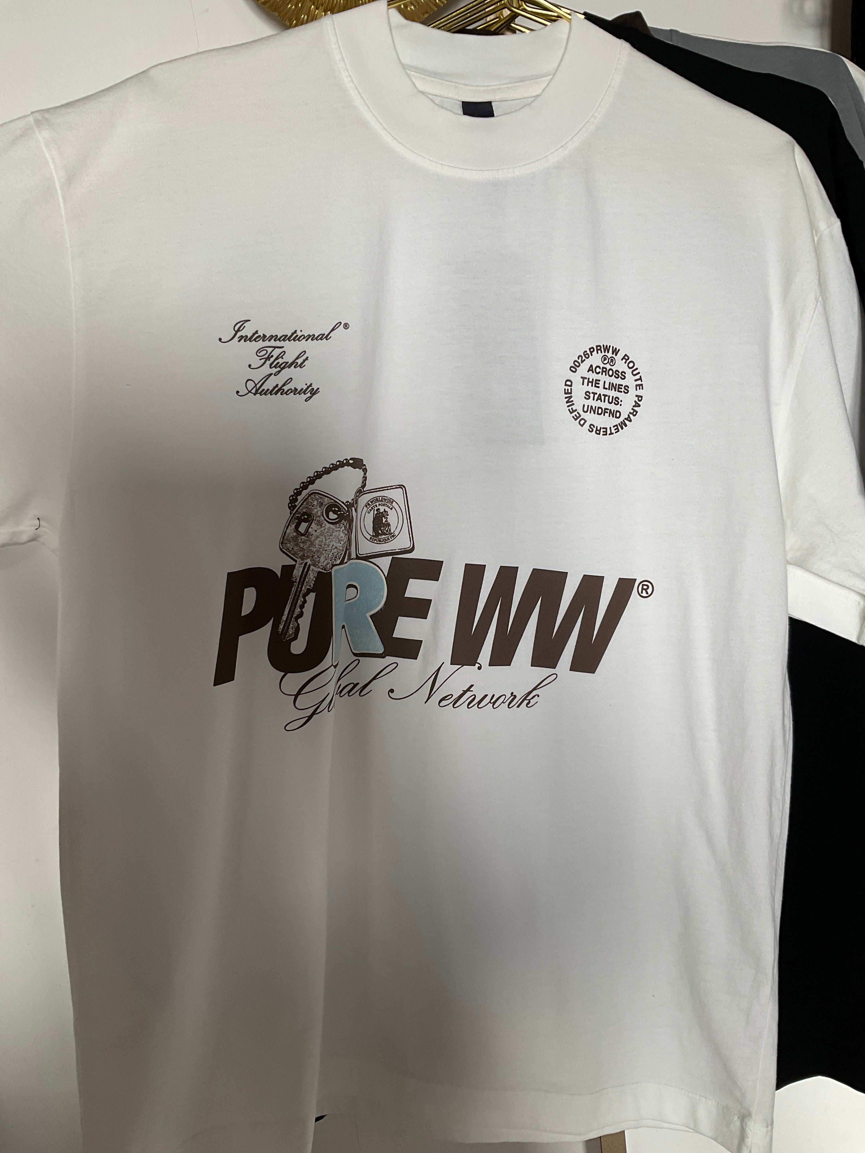 PURE Across The Lines White Key Tshirt