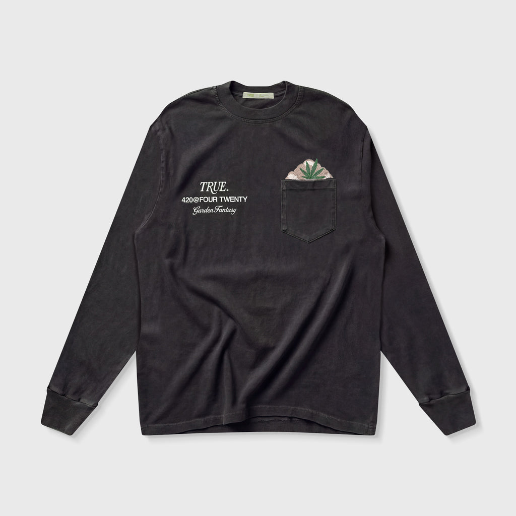 TRUE Garden LS Tshirt - Black