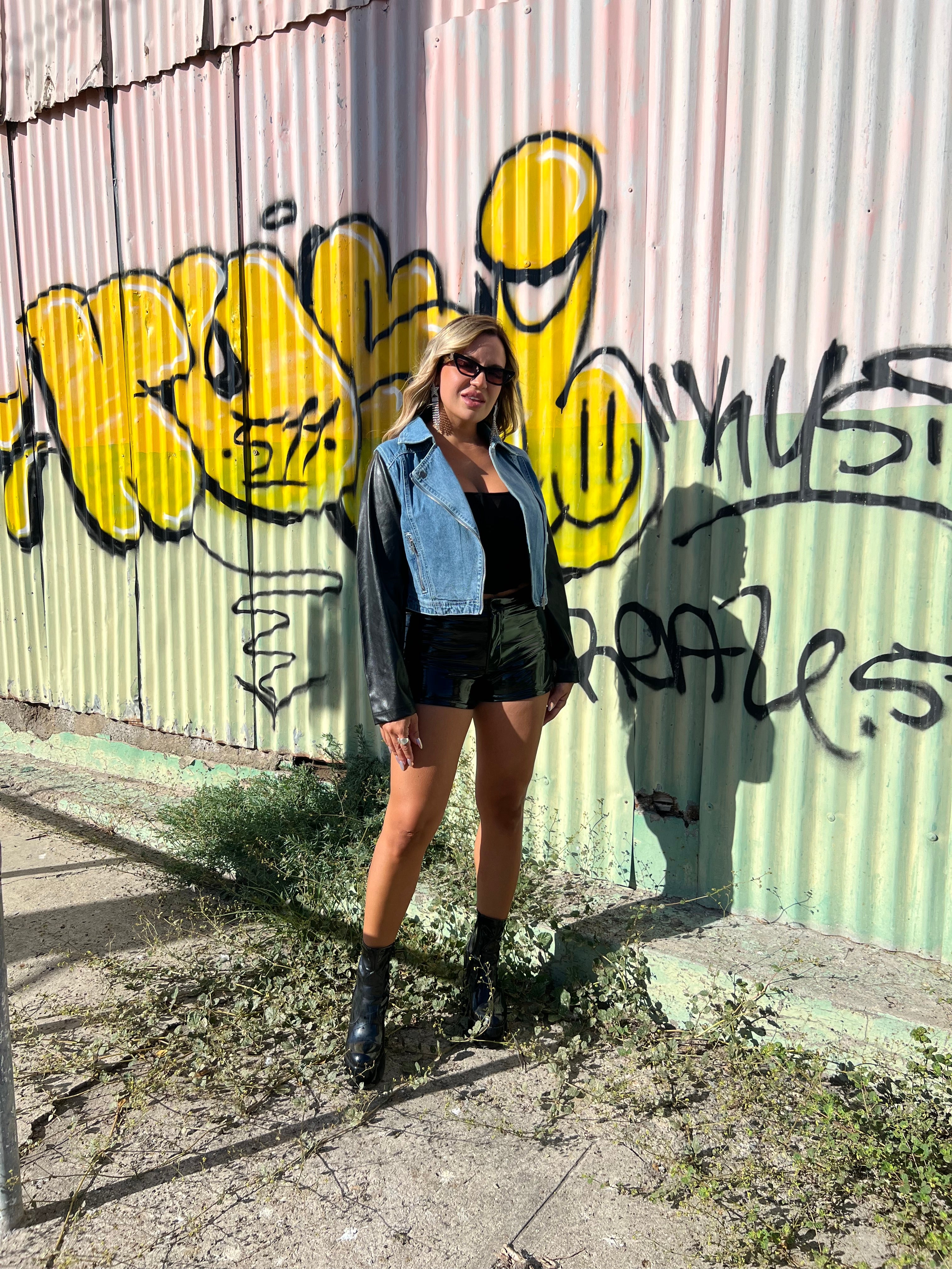 Jean n’ Leather Jacket