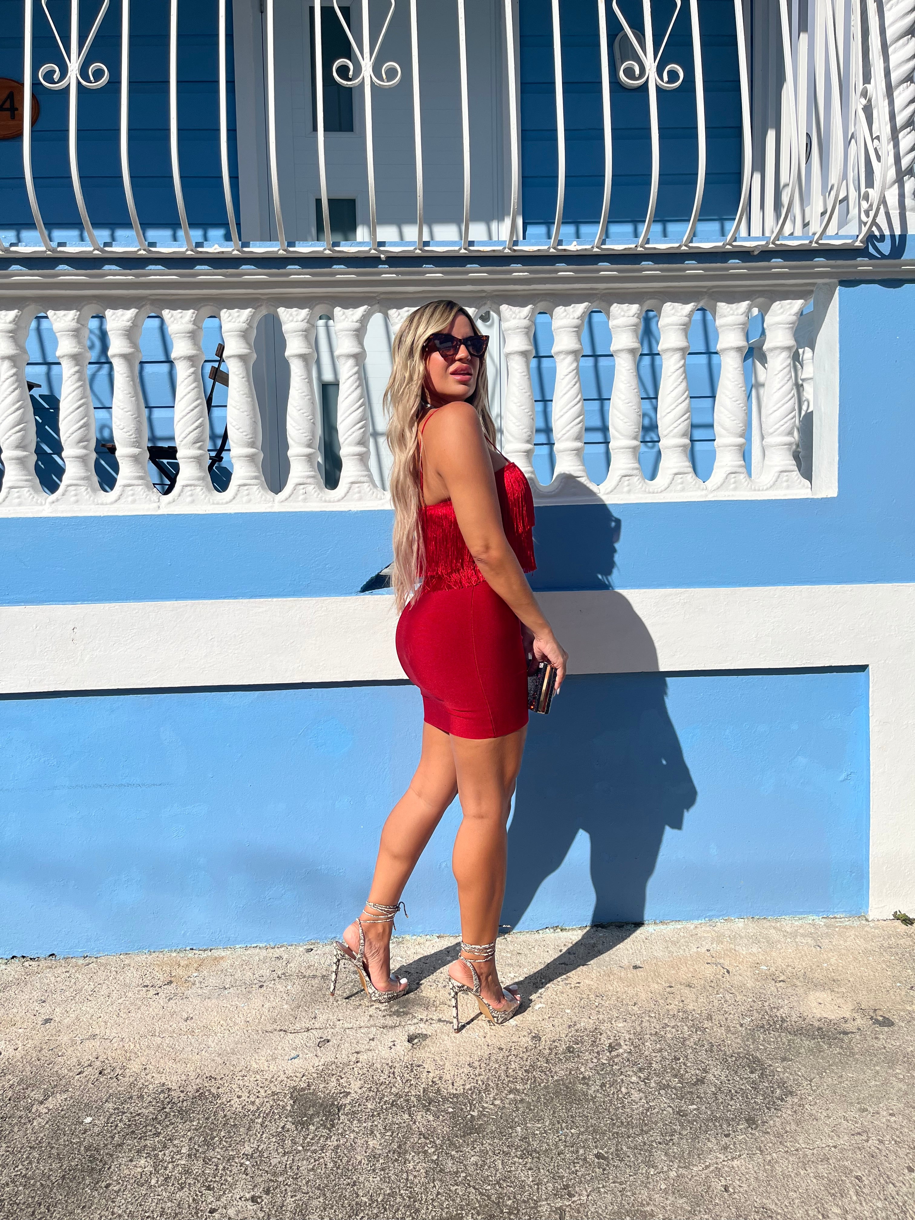 Red Bandage Skirt