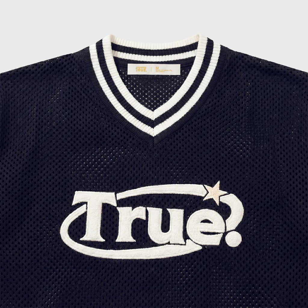 TRUE Knit Oversized V-Neck Jersey