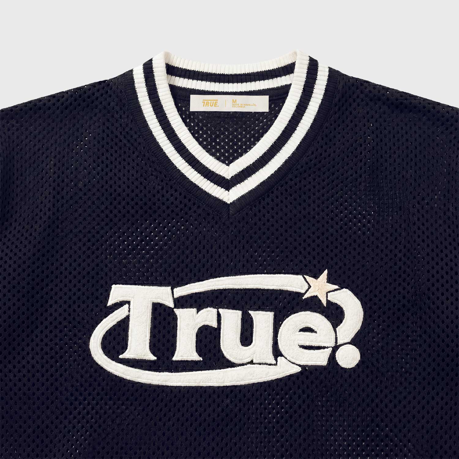 TRUE Knit Oversized V-Neck Jersey