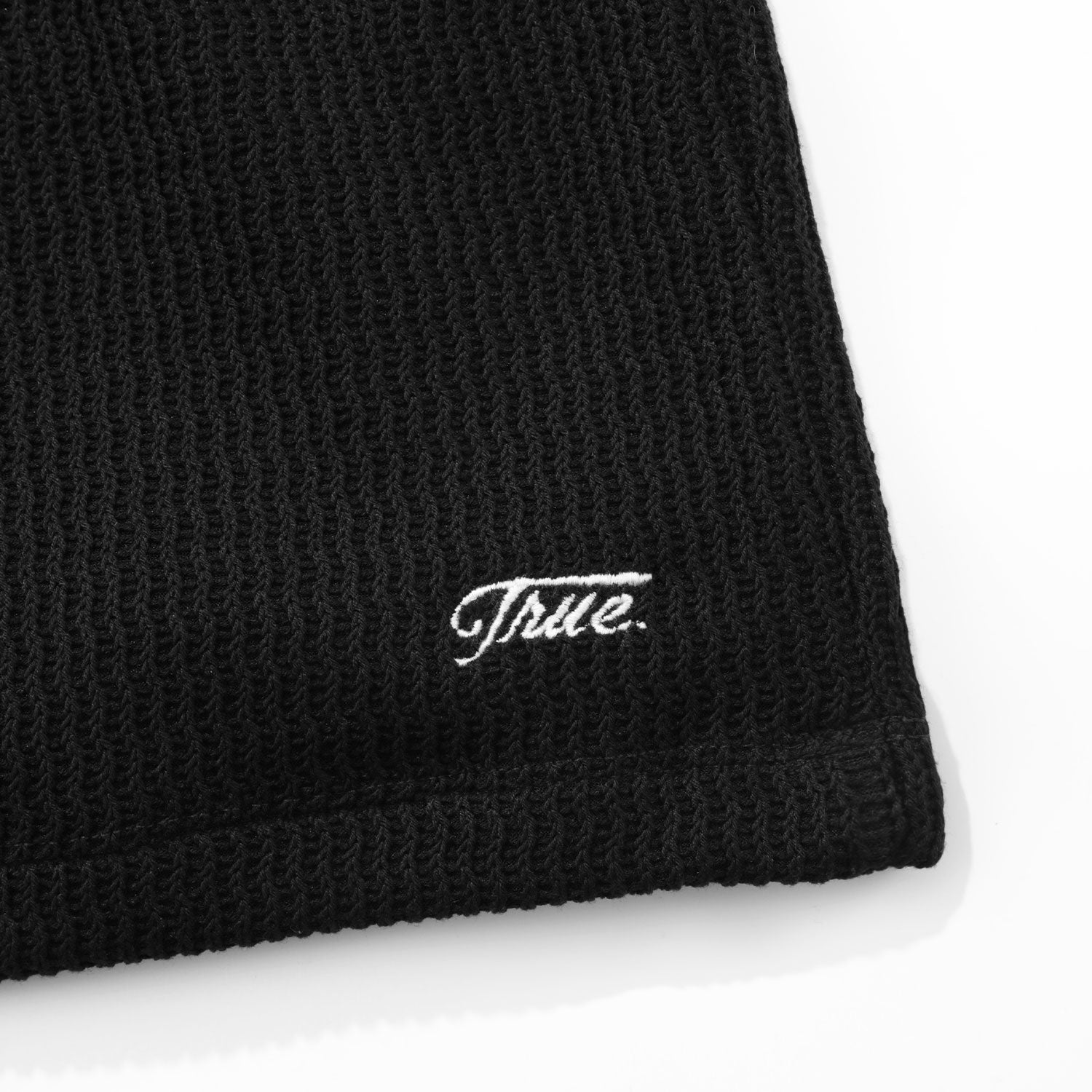 True Knitted Resort Bermuda - Black