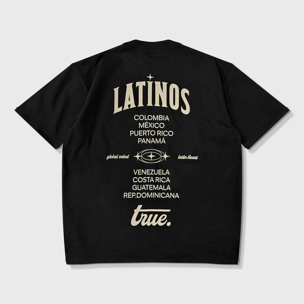 True Latinos Oversized T-shirt - Black
