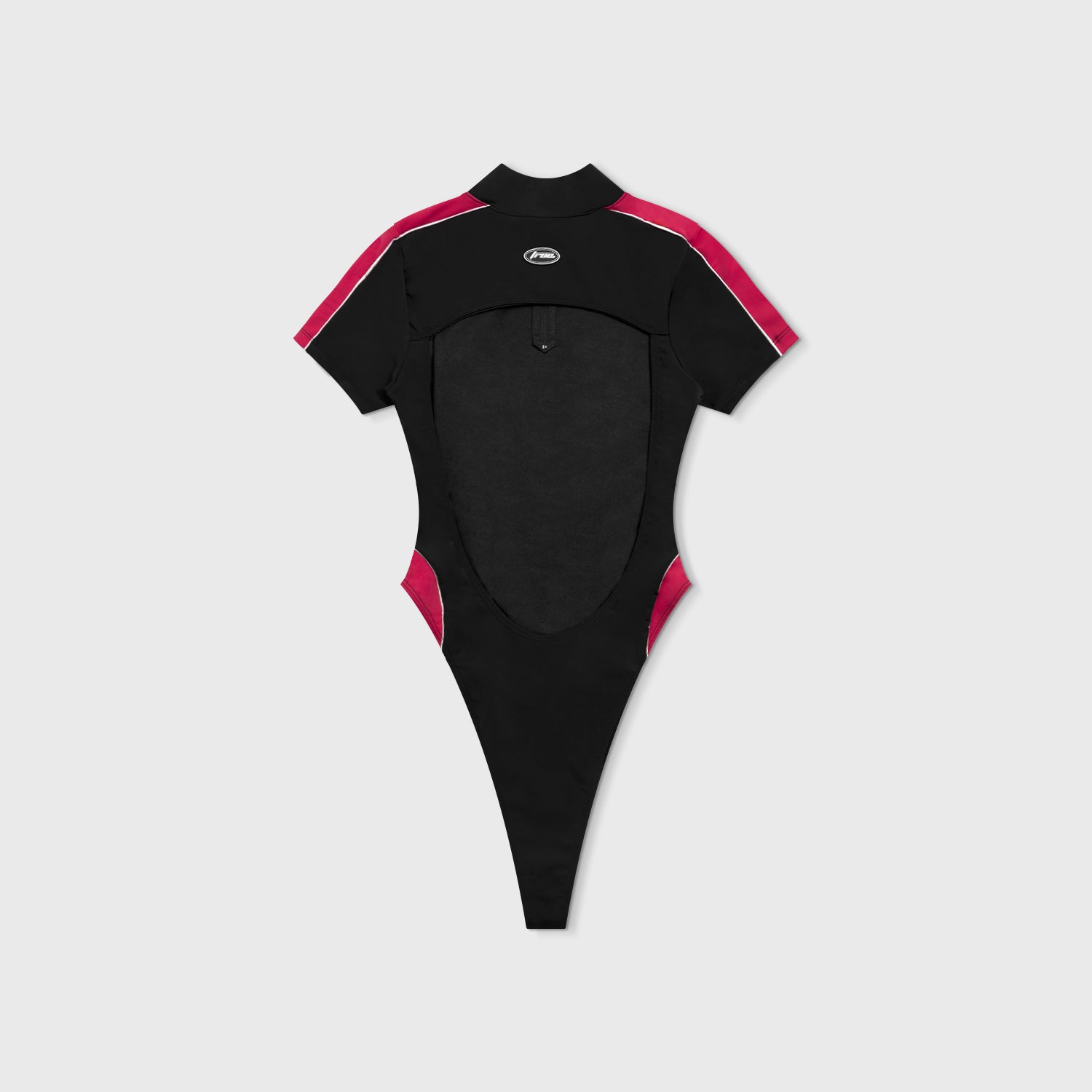 TRUE Racing Open Back LS Bodysuit - Black