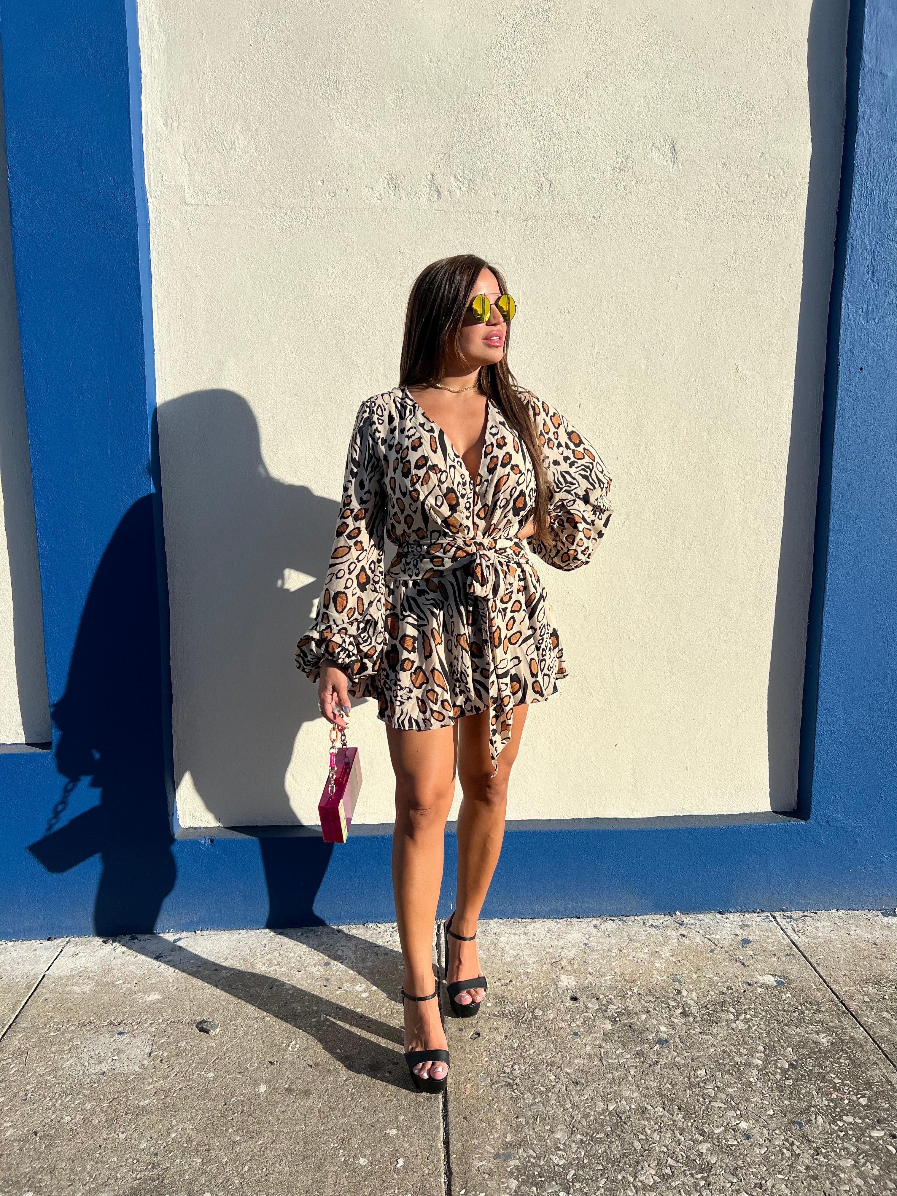 Leopard Romper