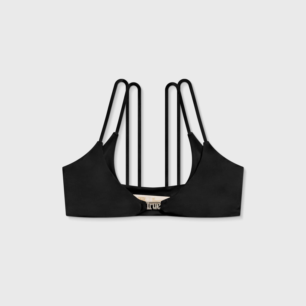 TRUE Race Double Strap Top - Black