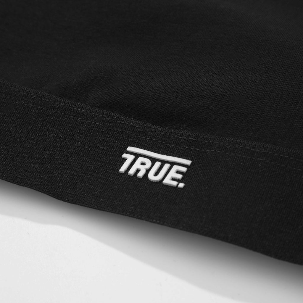 TRUE Cotton Bra - Black