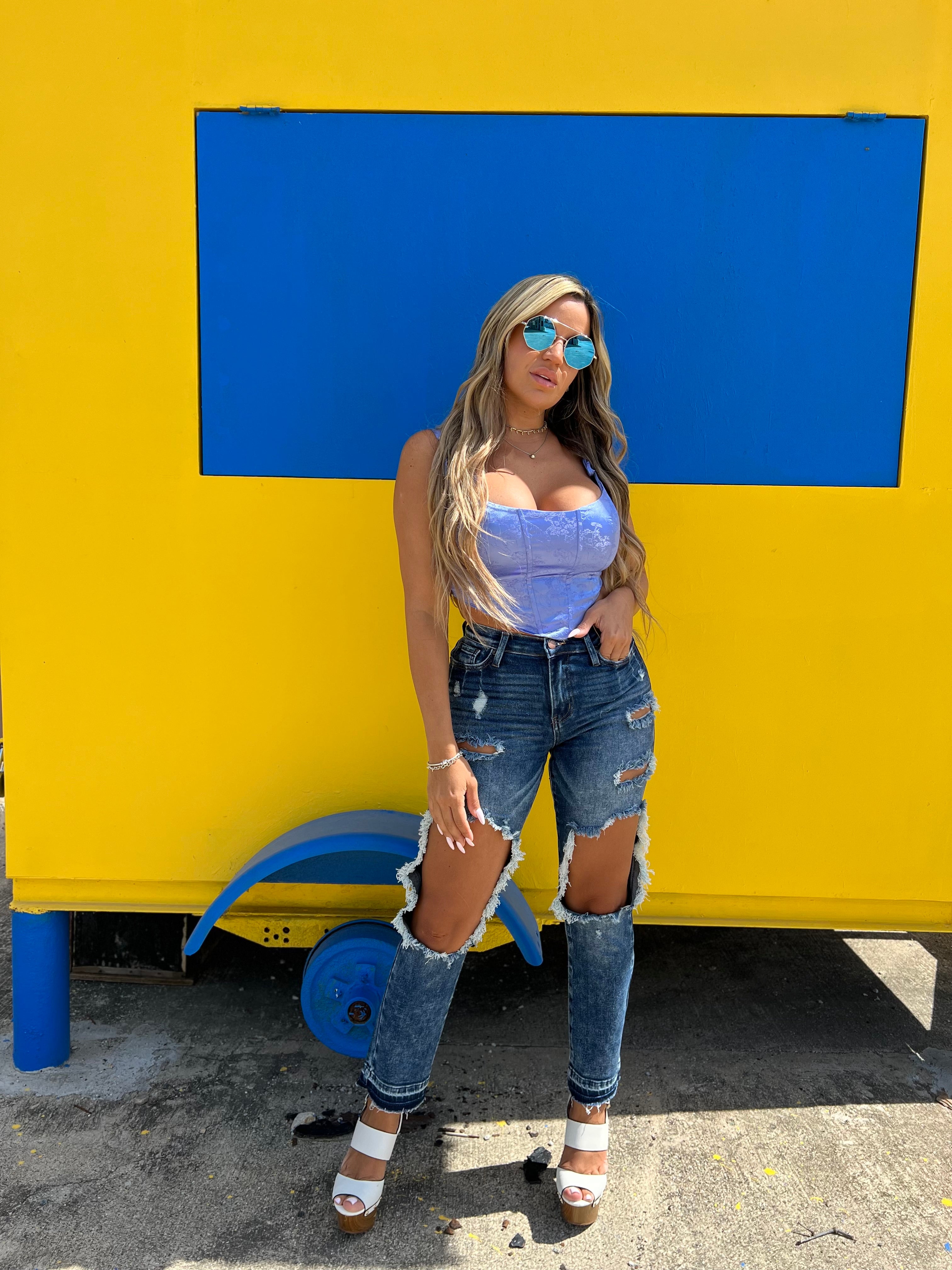 Ripped Mom Jean