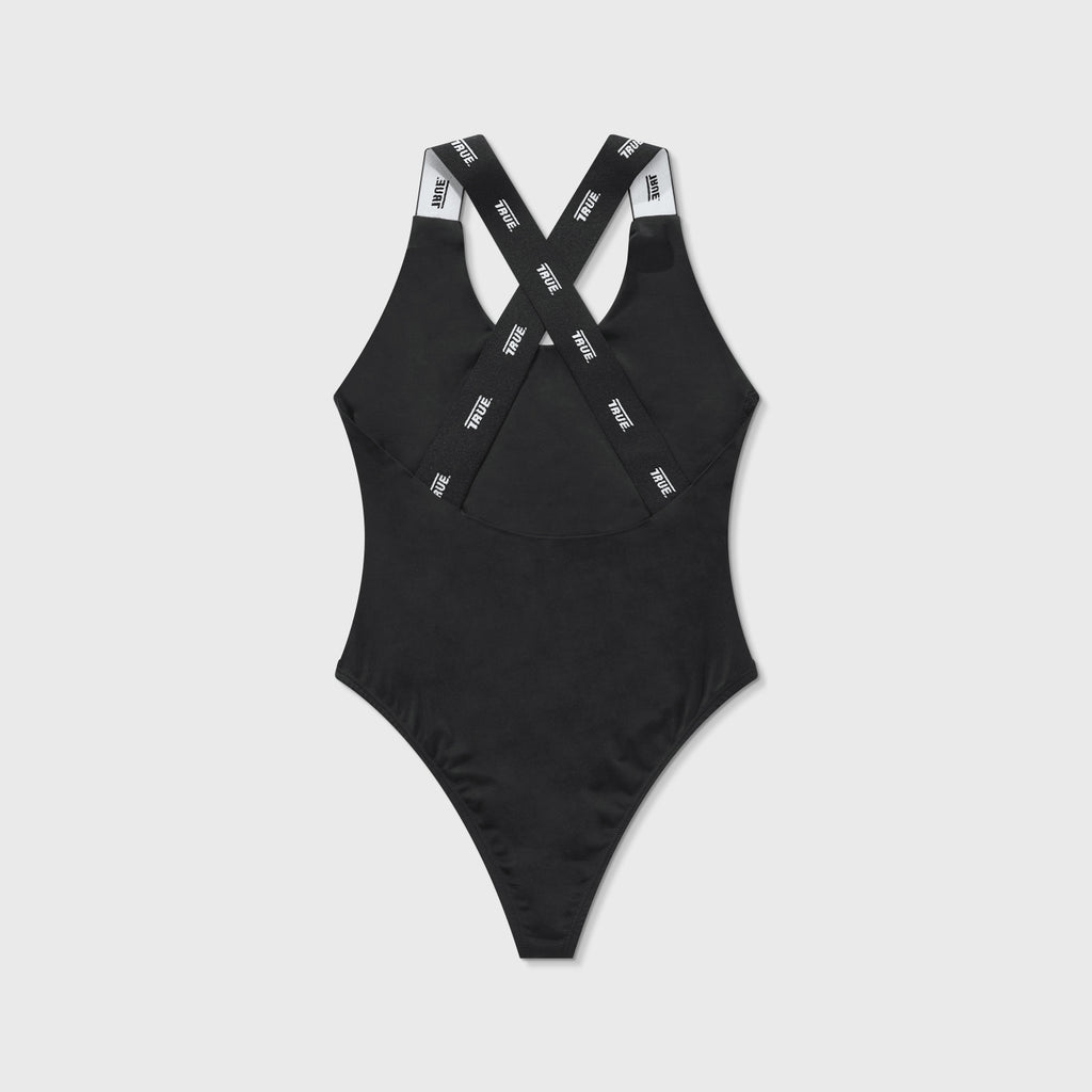TRUE Elastic Bodysuit - Black
