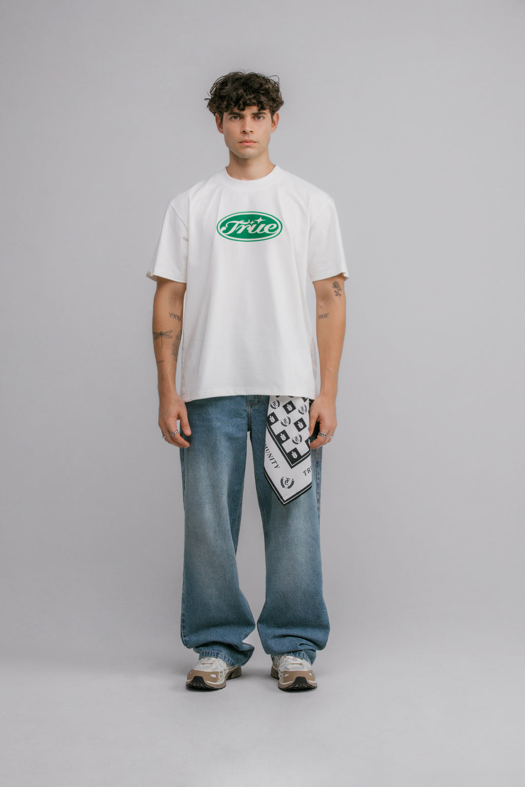 TRUE Stamp TShirt - Cream