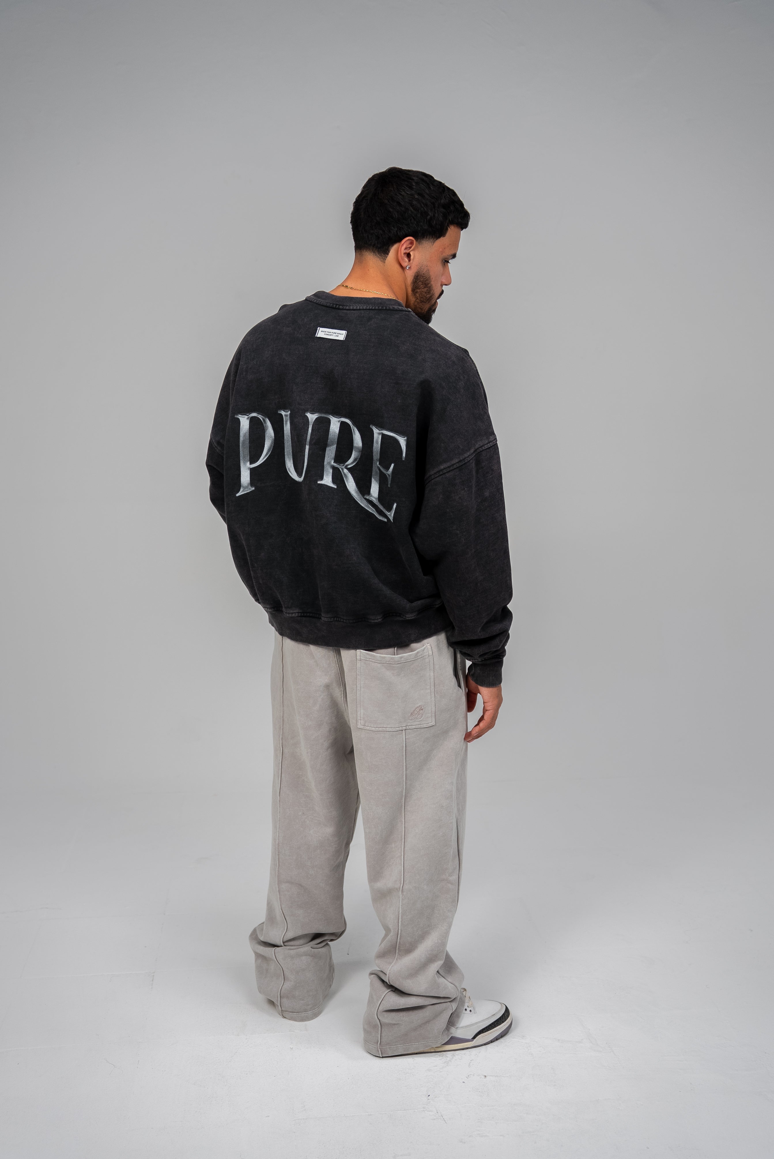 PURE Dark Grey Crewneck