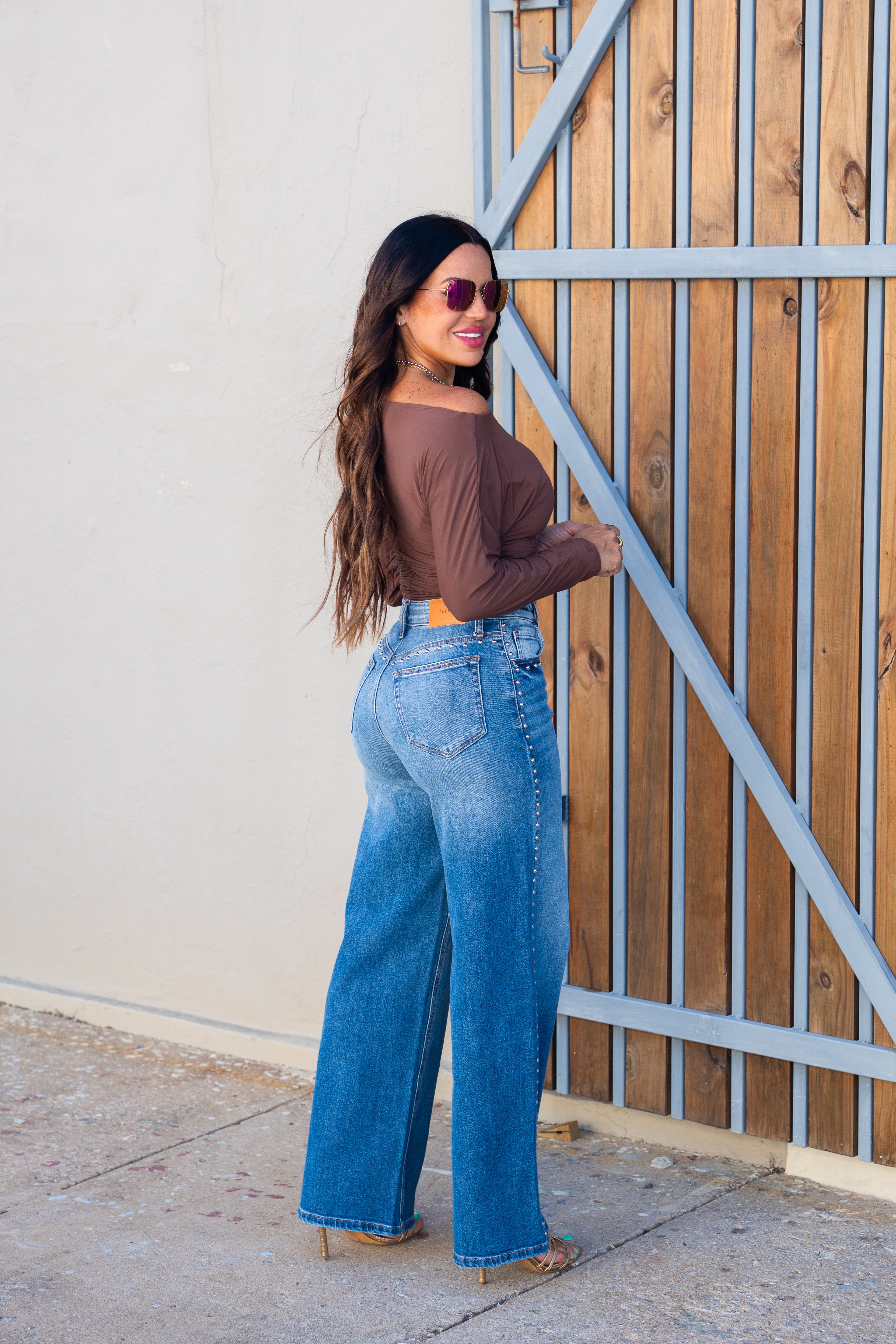 Brown Asymmetric OS Top