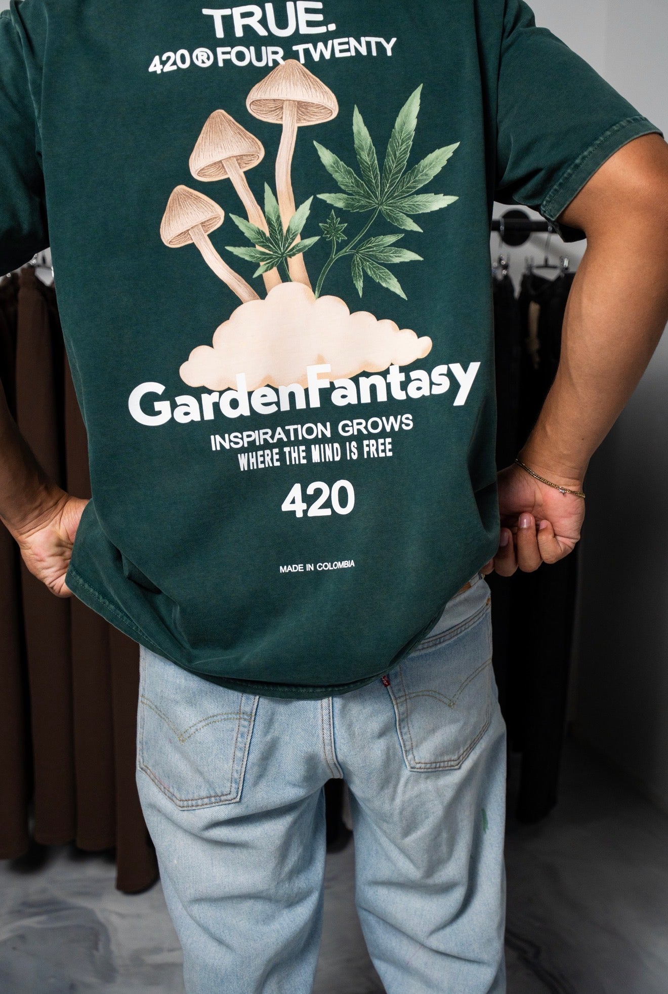 TRUE Garden Tshirt - Deep Green