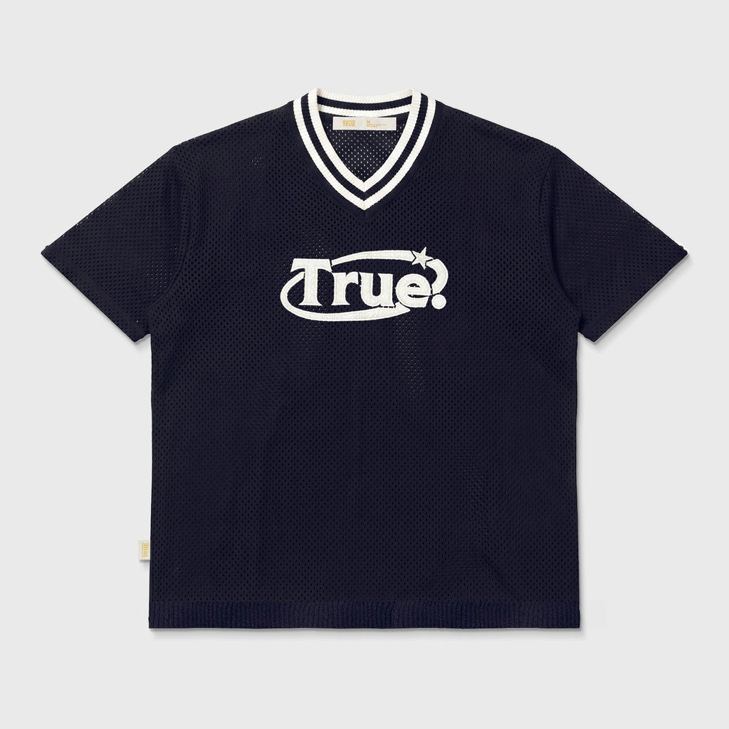 TRUE Knit Oversized V-Neck Jersey