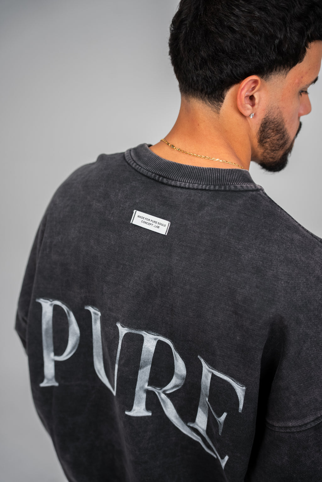 PURE Dark Grey Crewneck