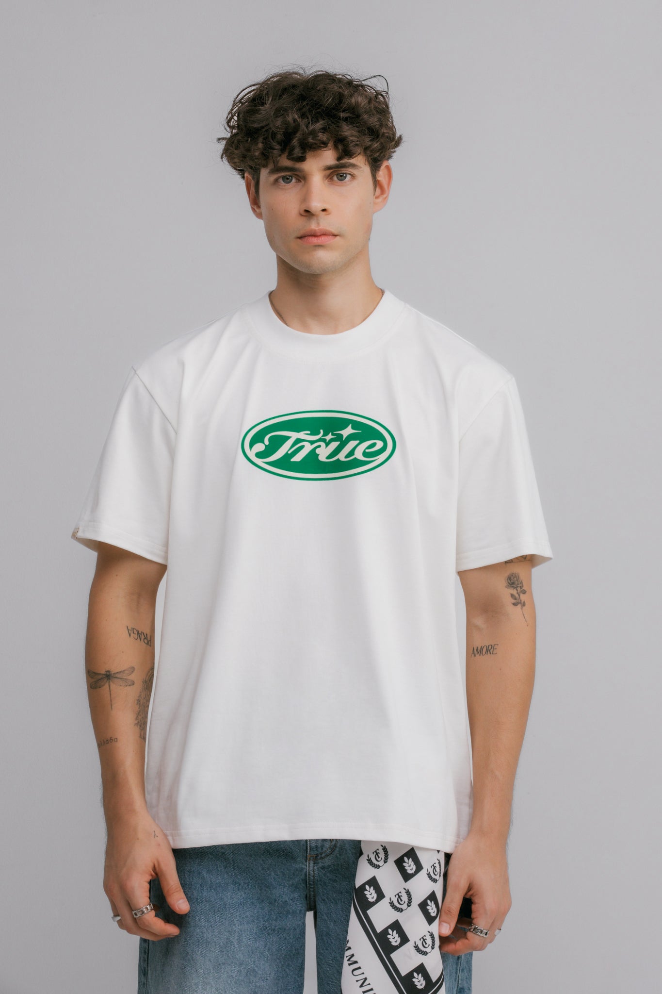 TRUE Stamp TShirt - Cream