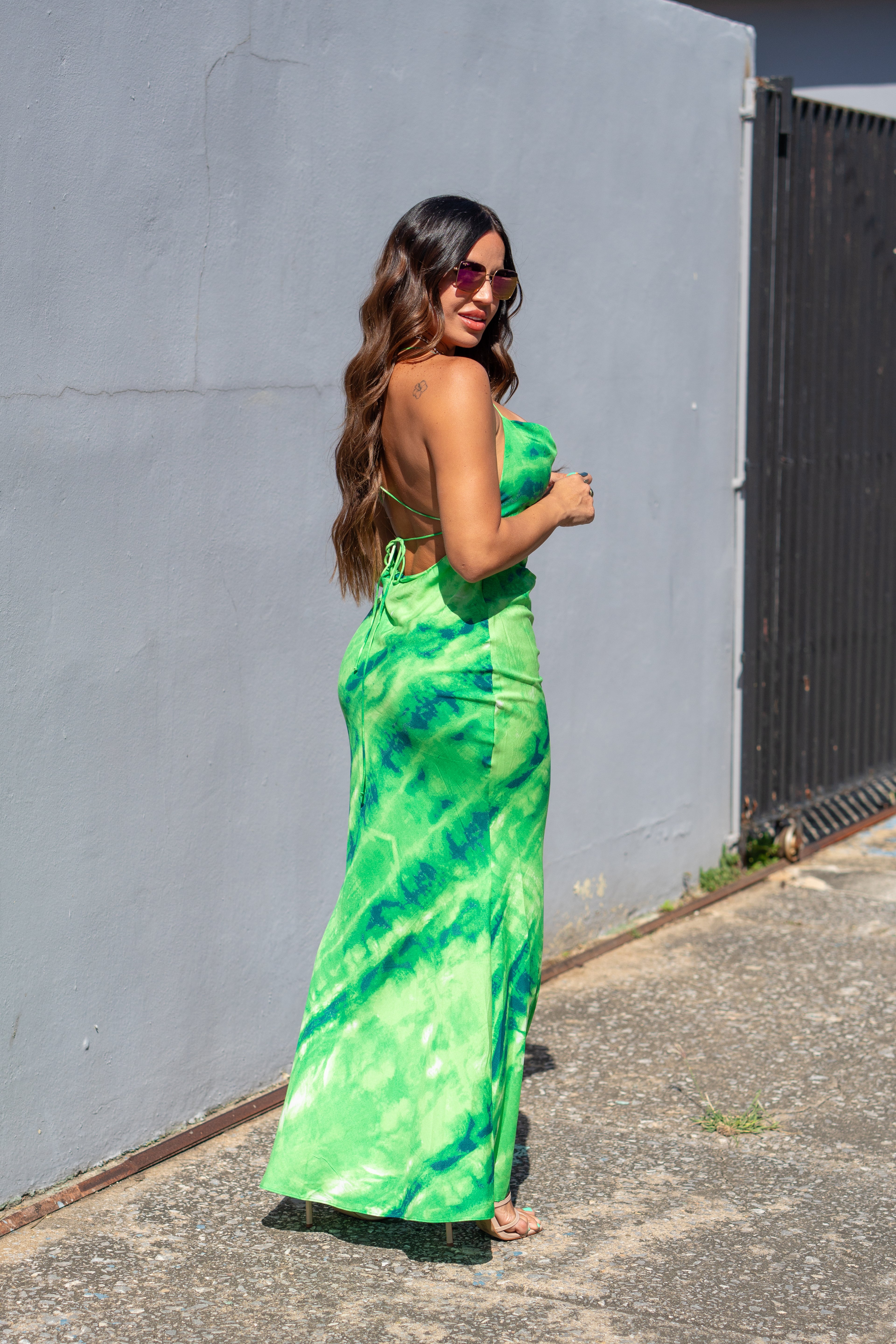 Green Ombre Maxi Dress