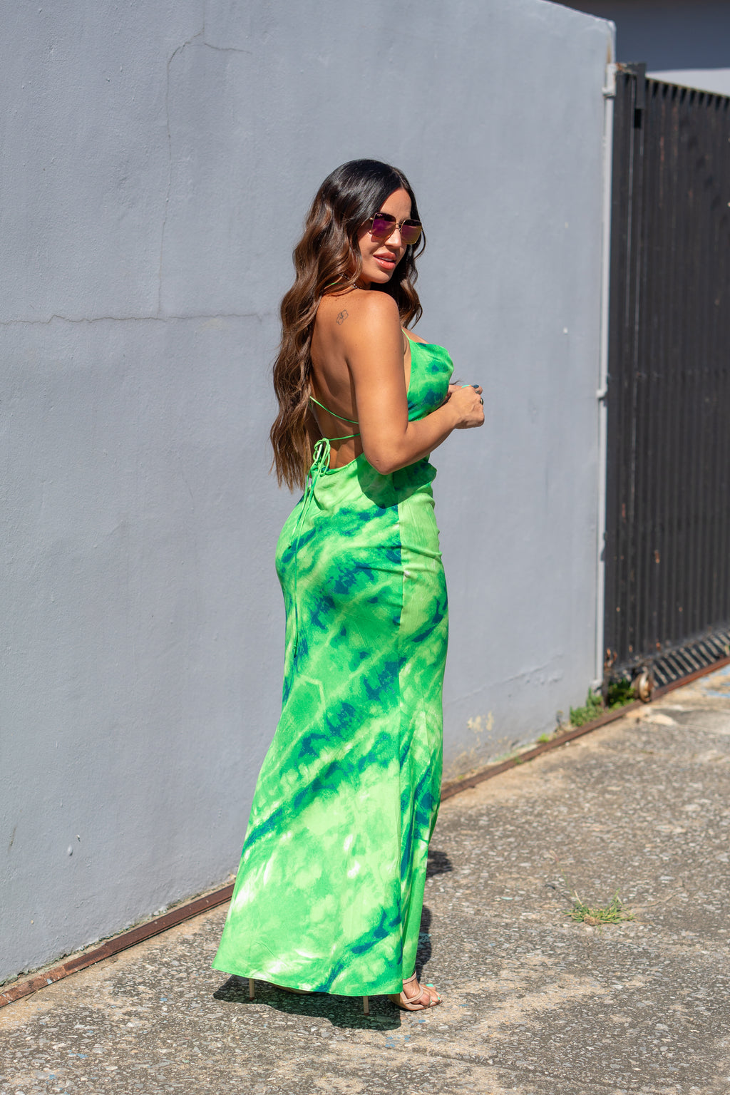 Green Ombre Maxi Dress