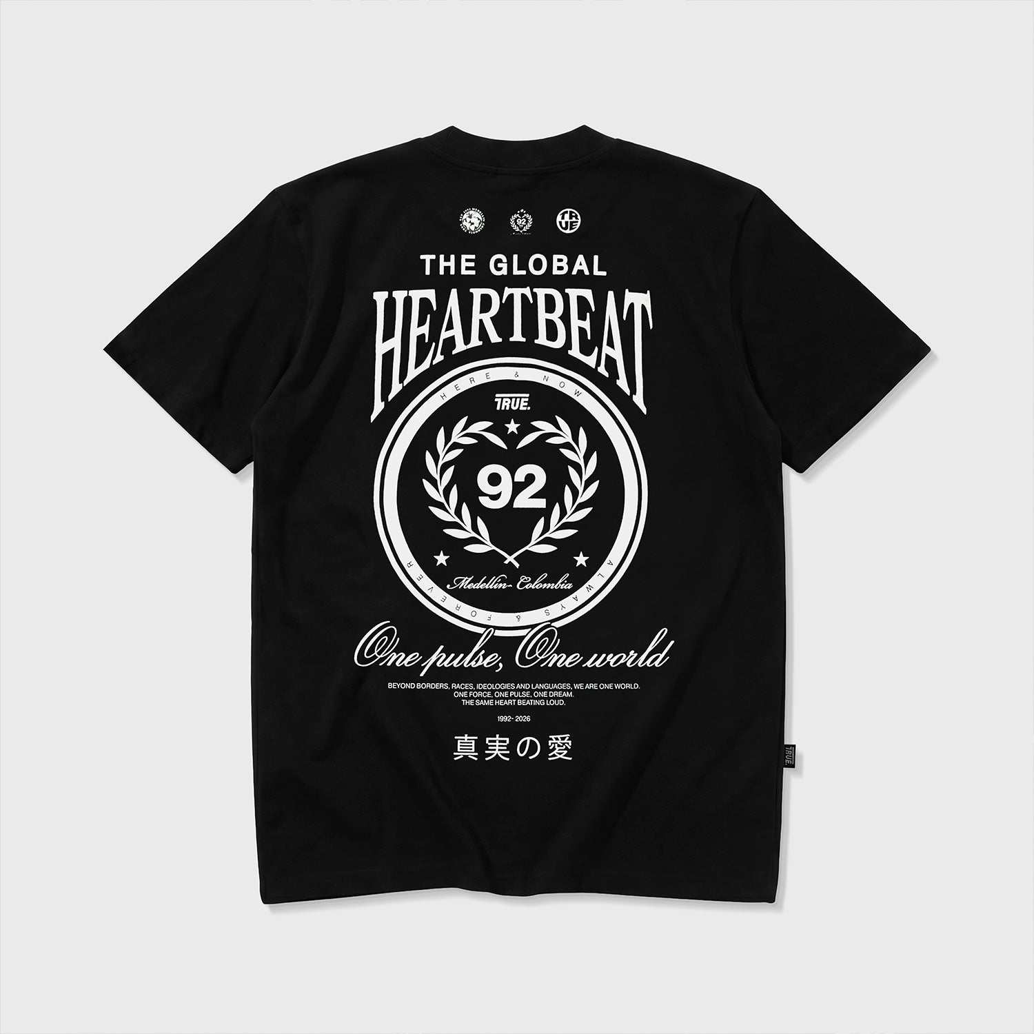 TRUE Heartbeat TShirt - Black