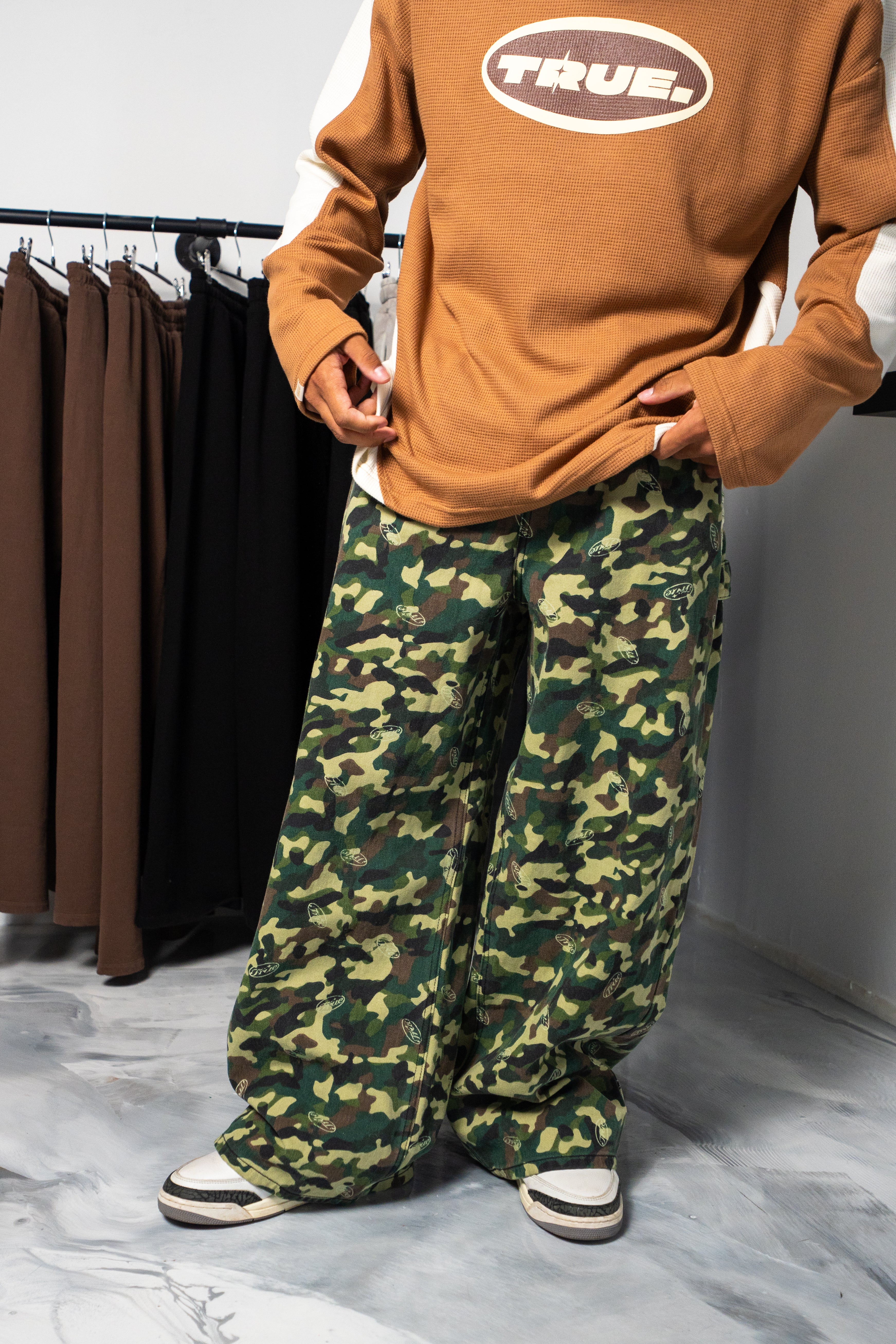 TRUE Racing Camo Pants - Green