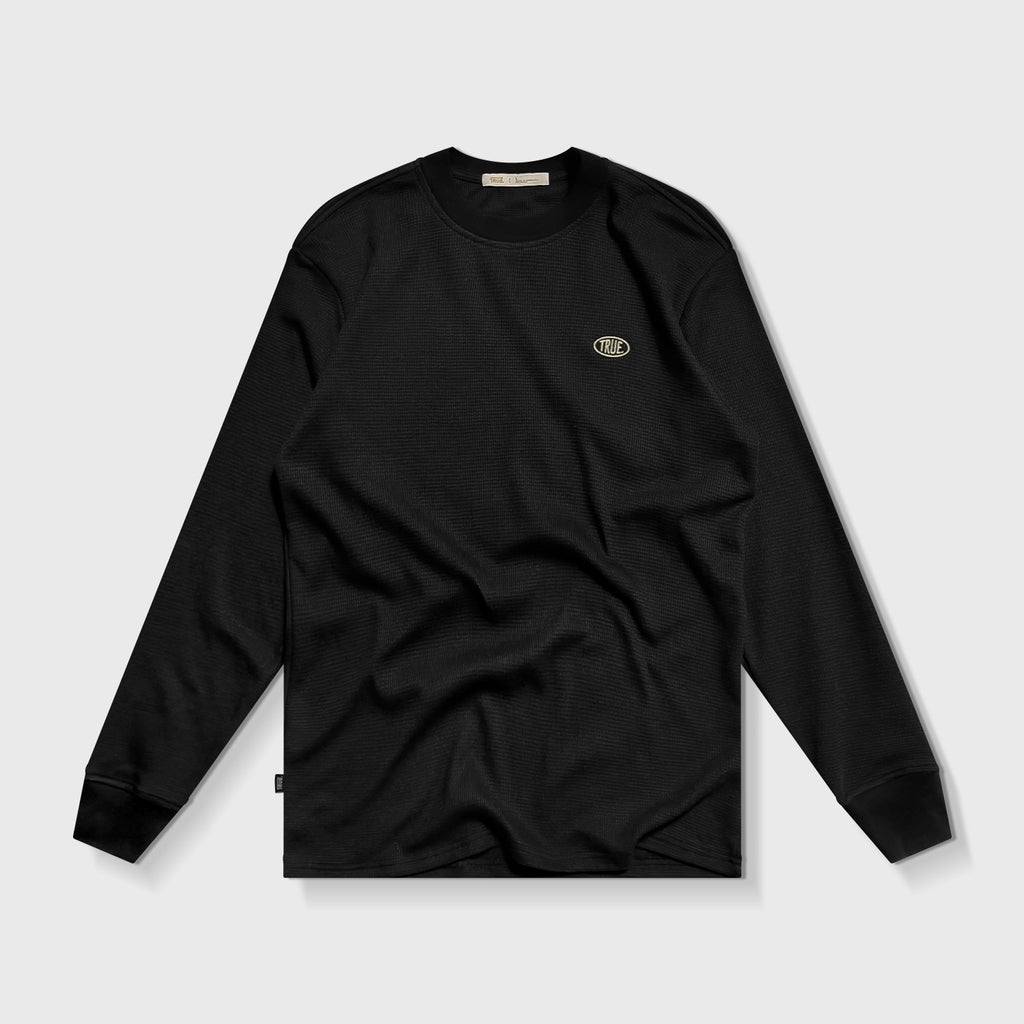 True Uniform Crewneck LS - Black