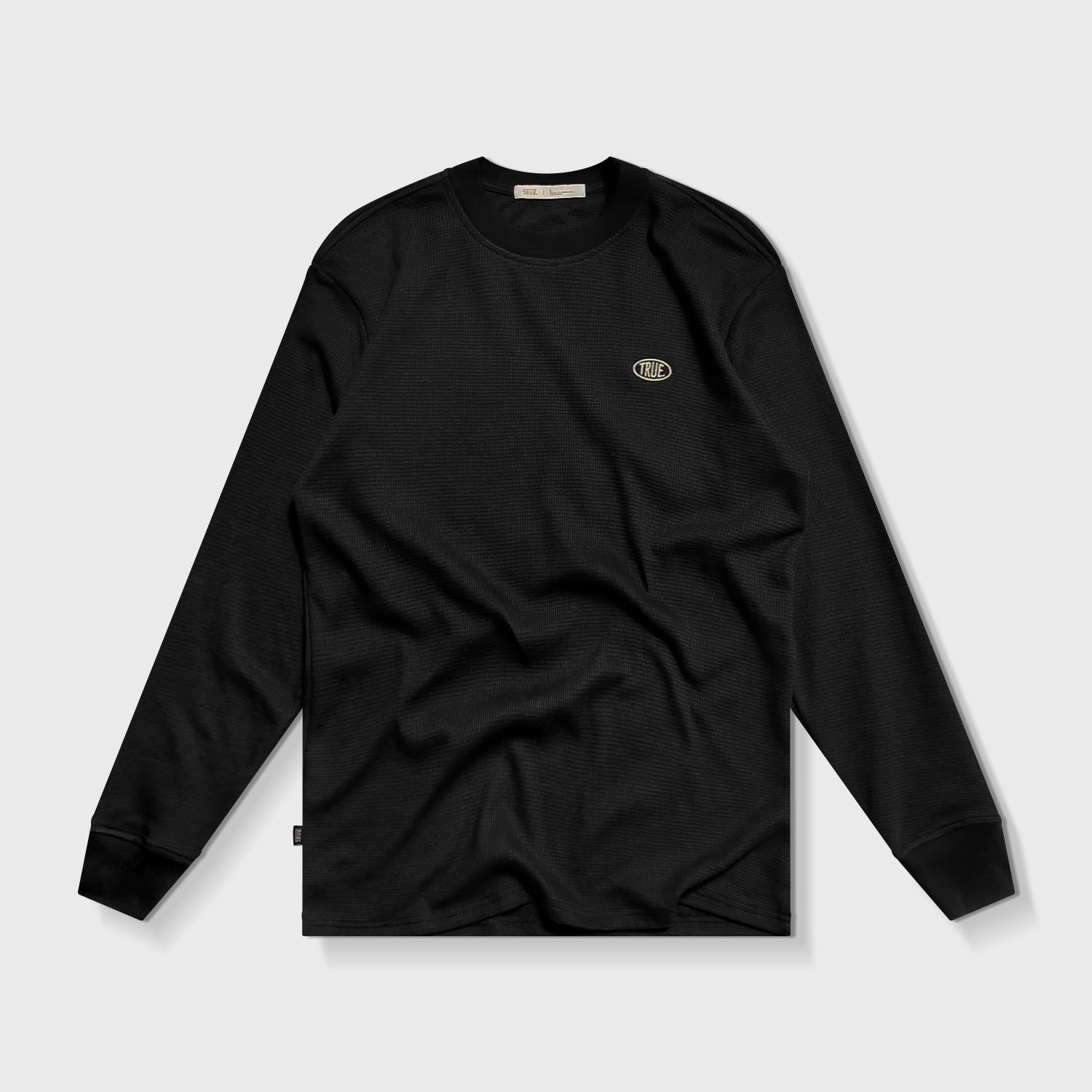 True Uniform Crewneck LS - Black