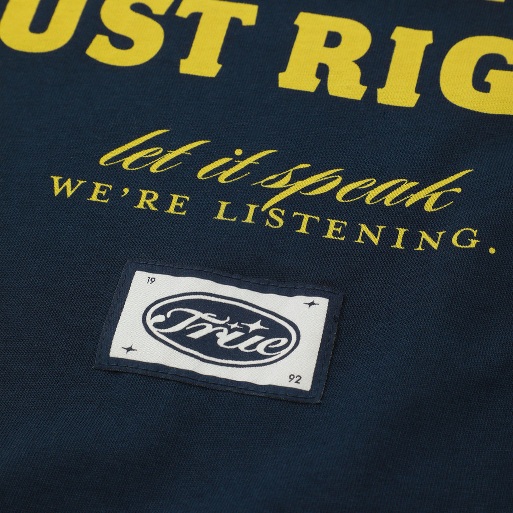 TRUE Heart Boxy Tee - Navy