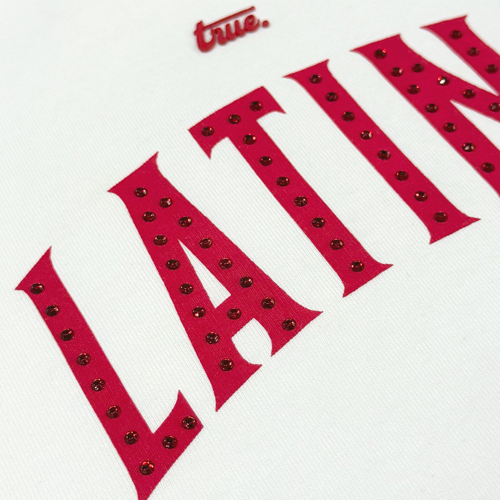 True Latina Baby Tee - White