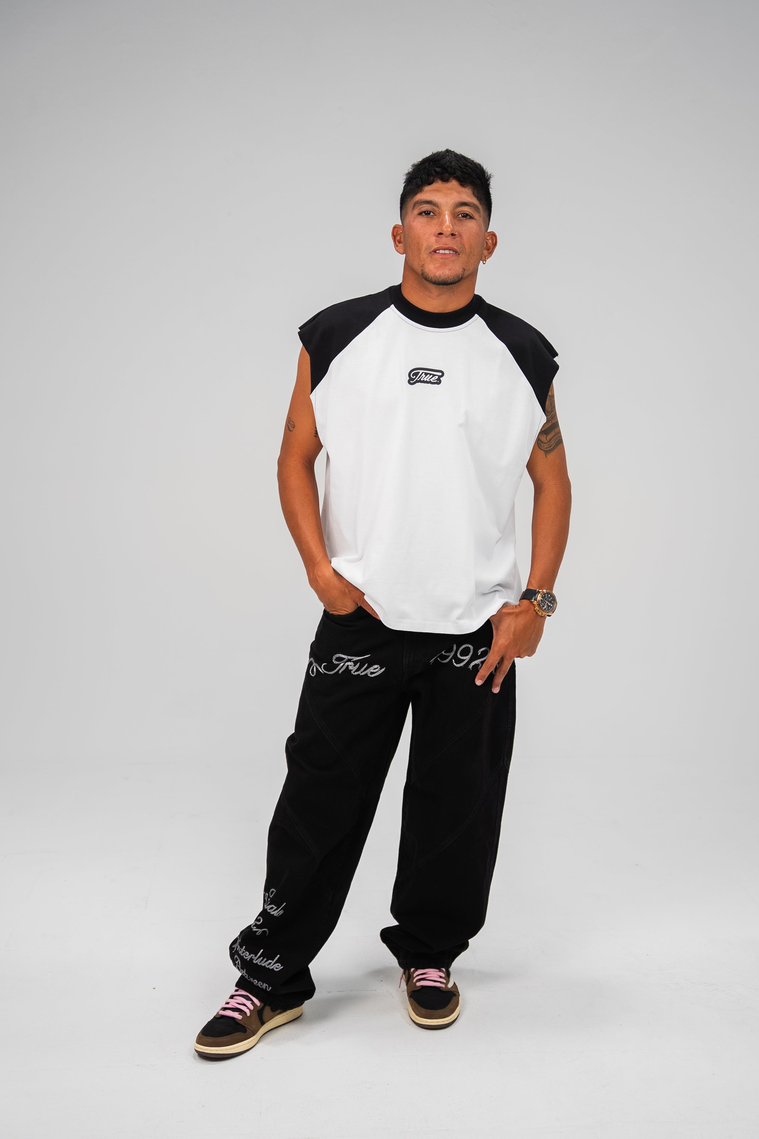 TRUE Interlude SL Raglan Tee - Black