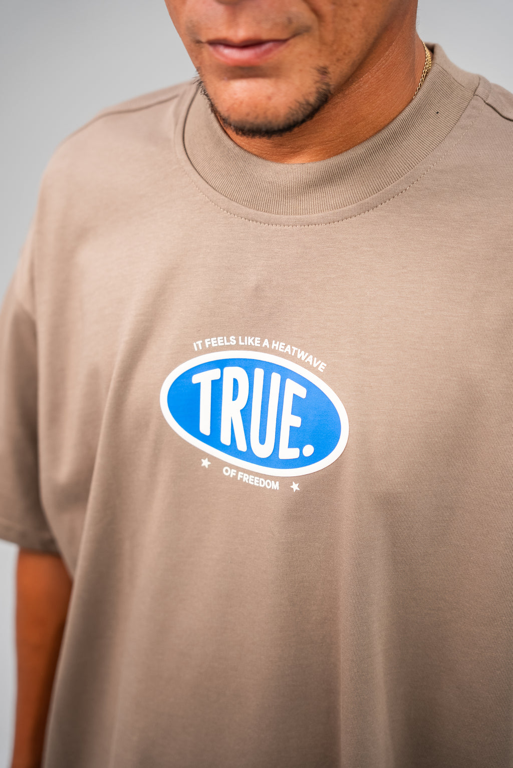TRUE Heatwave Oversized Tshirt - Khaki
