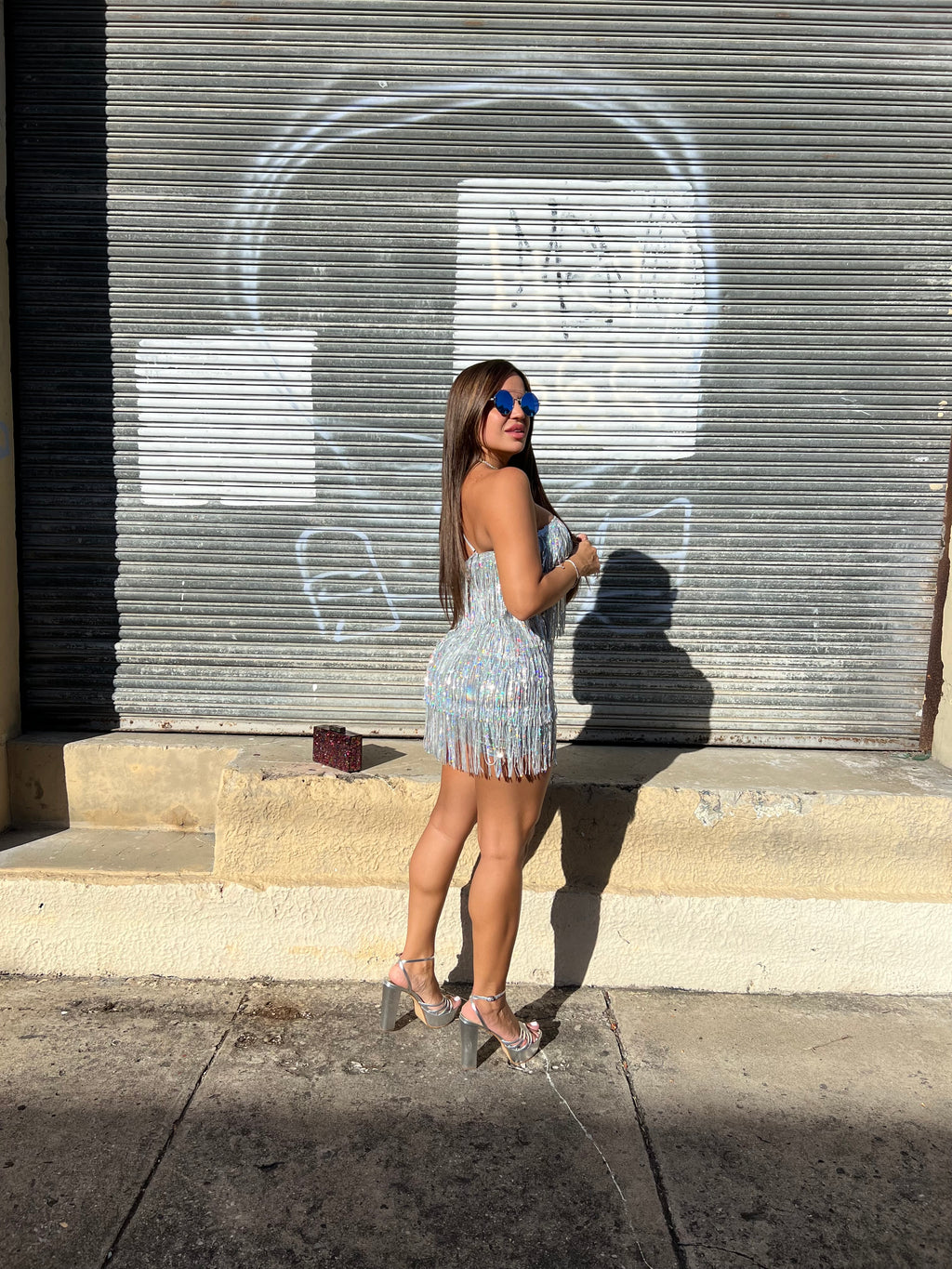 Silver Fringes Dress