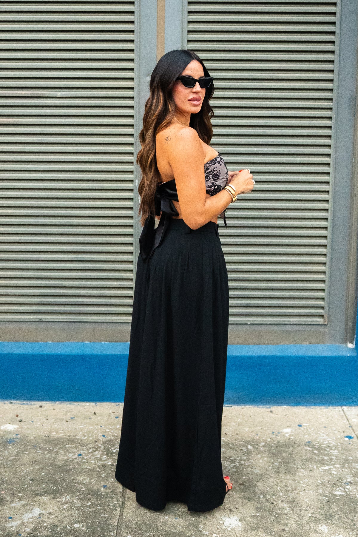 Black Ultra Wide Leg Pants